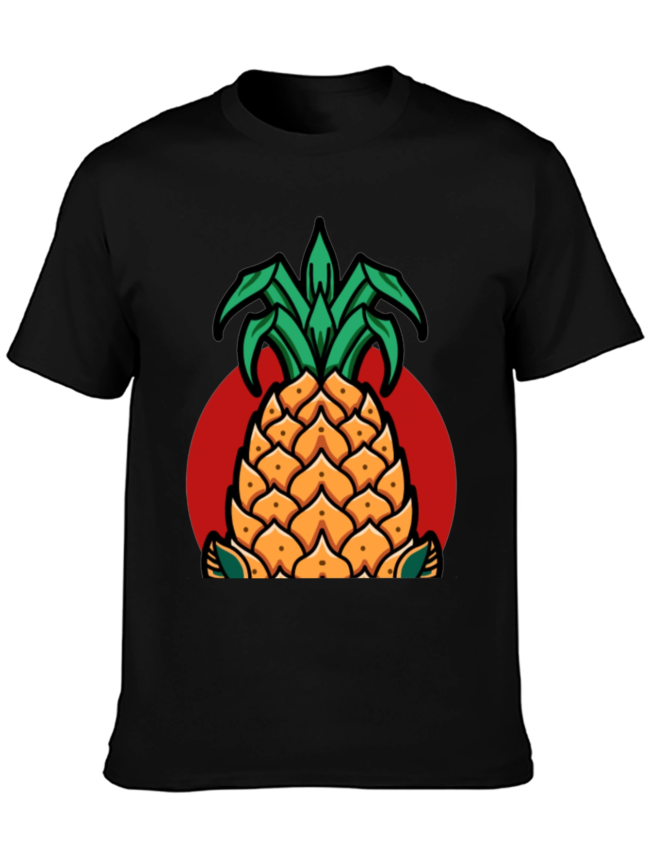 Pineapple Graphic T-Shirt - Casual Style