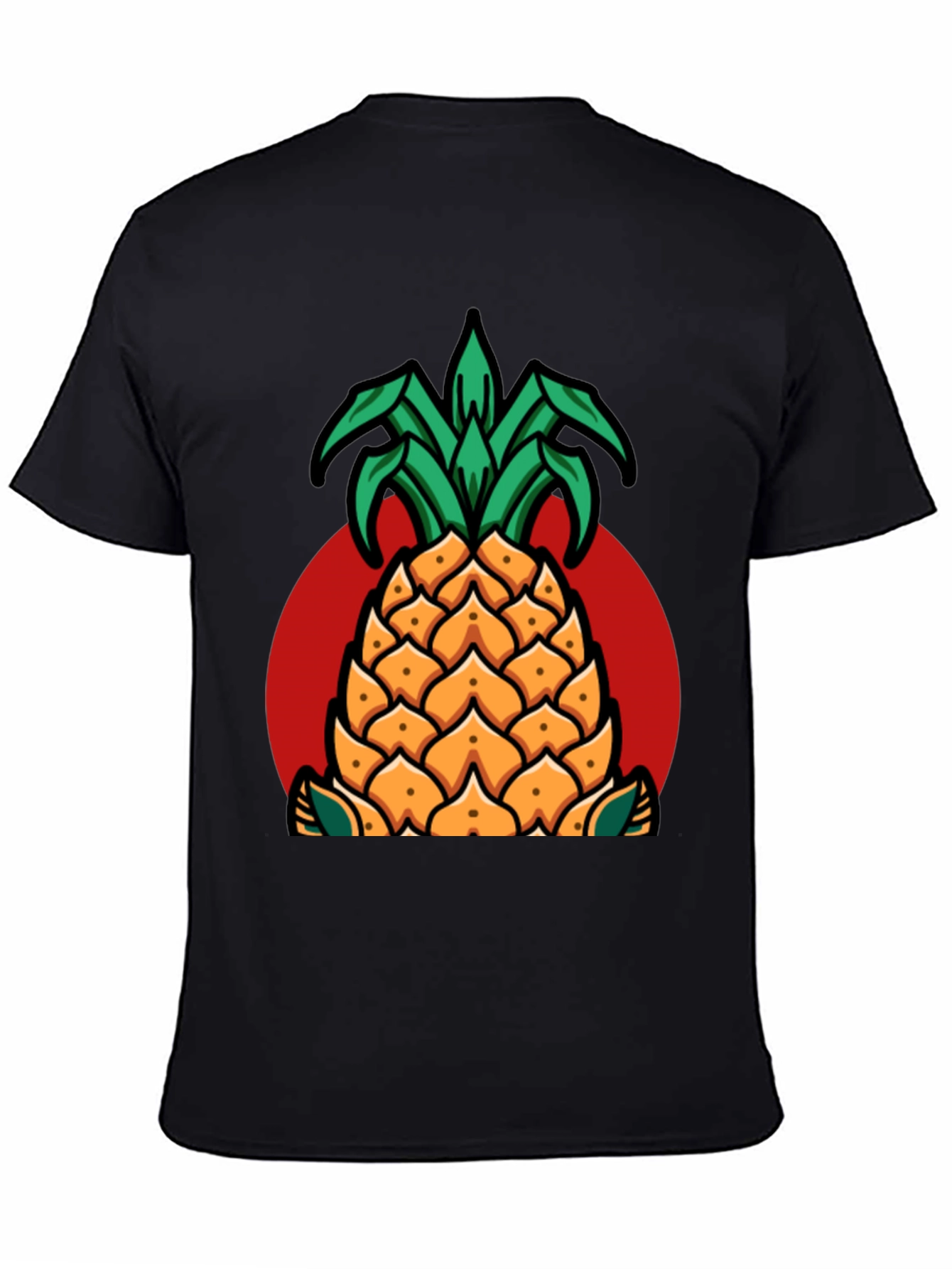Pineapple Graphic T-Shirt - Casual Style