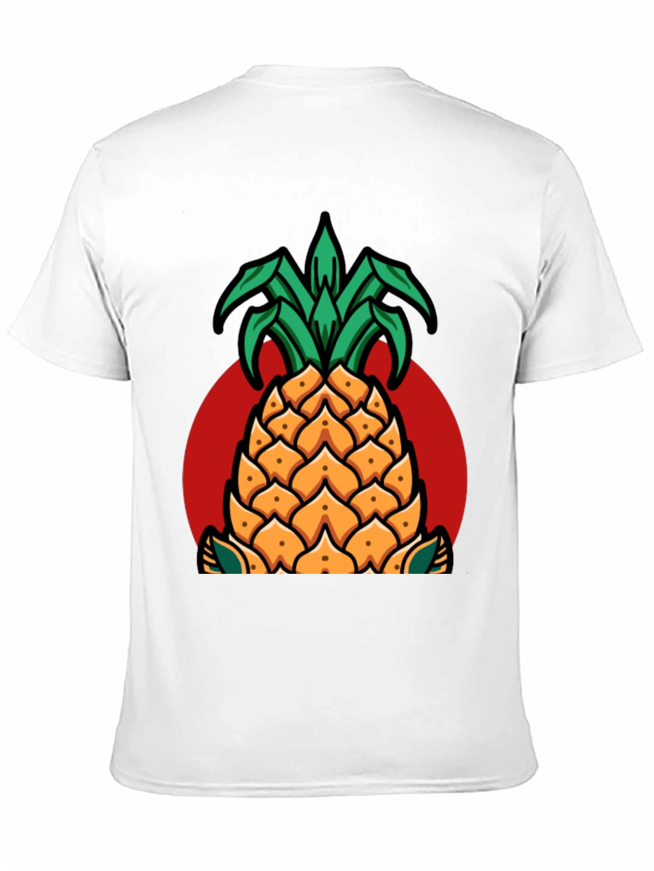 Pineapple Graphic T-Shirt - Casual Style