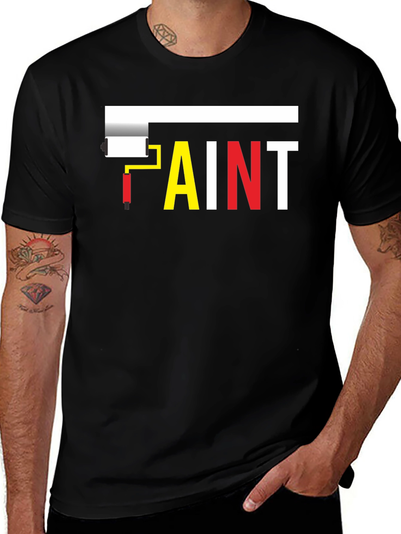 Paint Roller T-Shirt - Creative Graphic Tee
