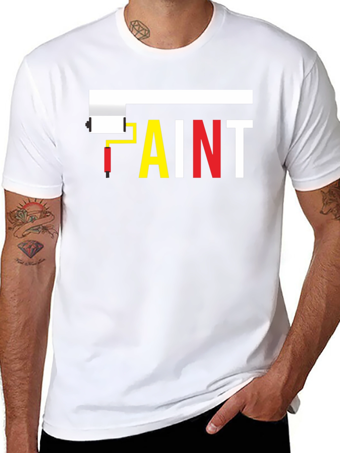 Paint Roller T-Shirt - Creative Graphic Tee