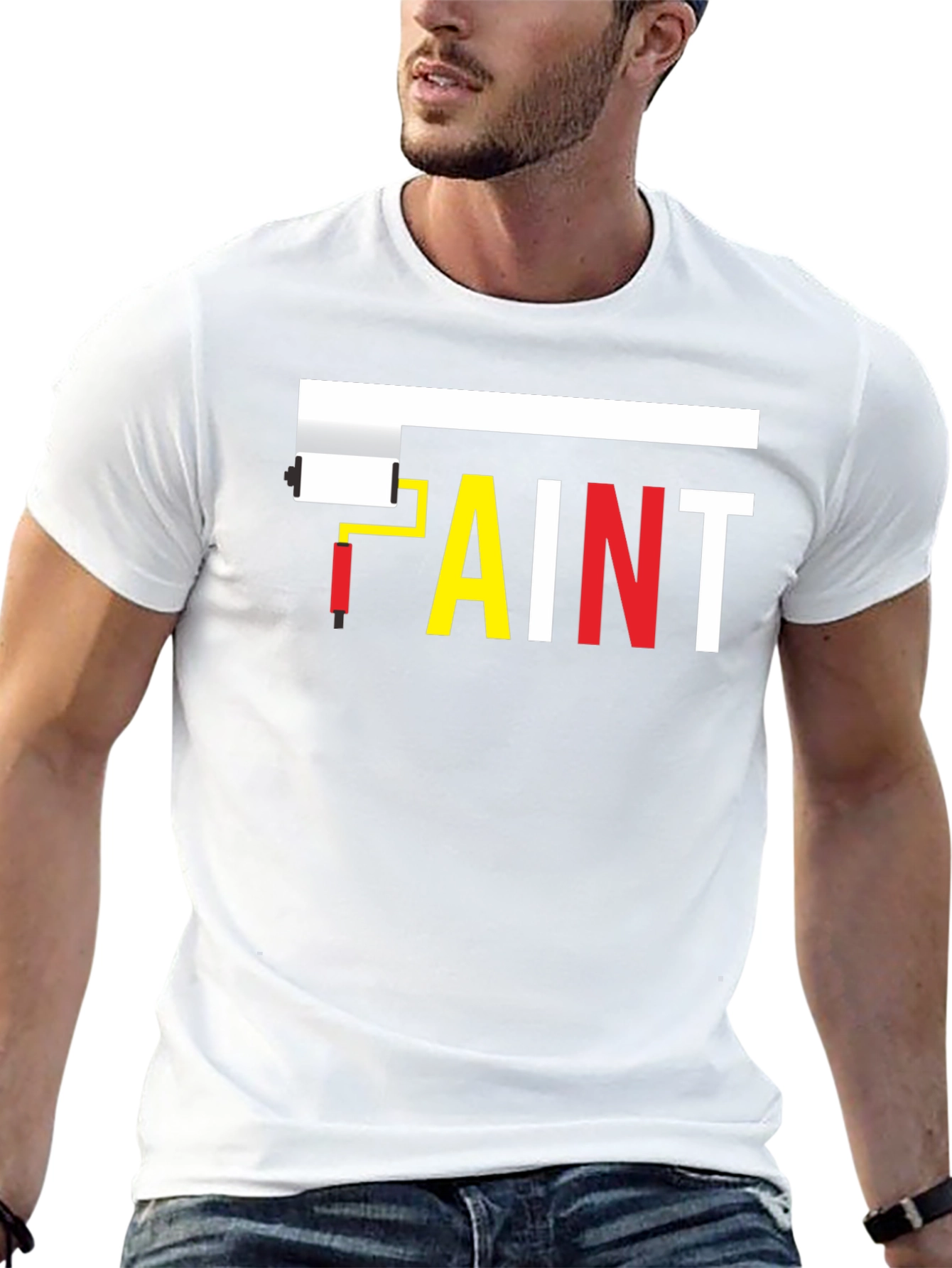 Paint Roller T-Shirt - Creative Graphic Tee
