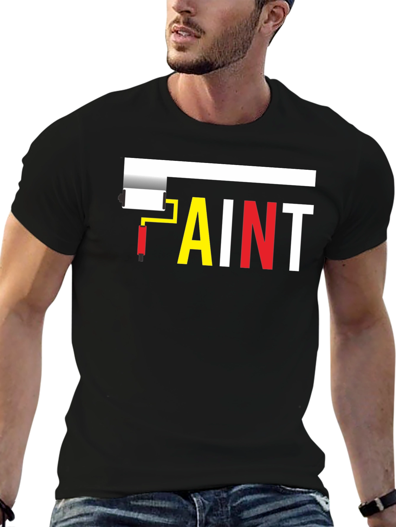 Paint Roller T-Shirt - Creative Graphic Tee