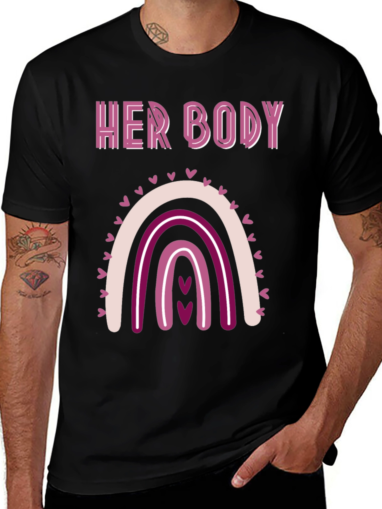 Her Body Rainbow Tee