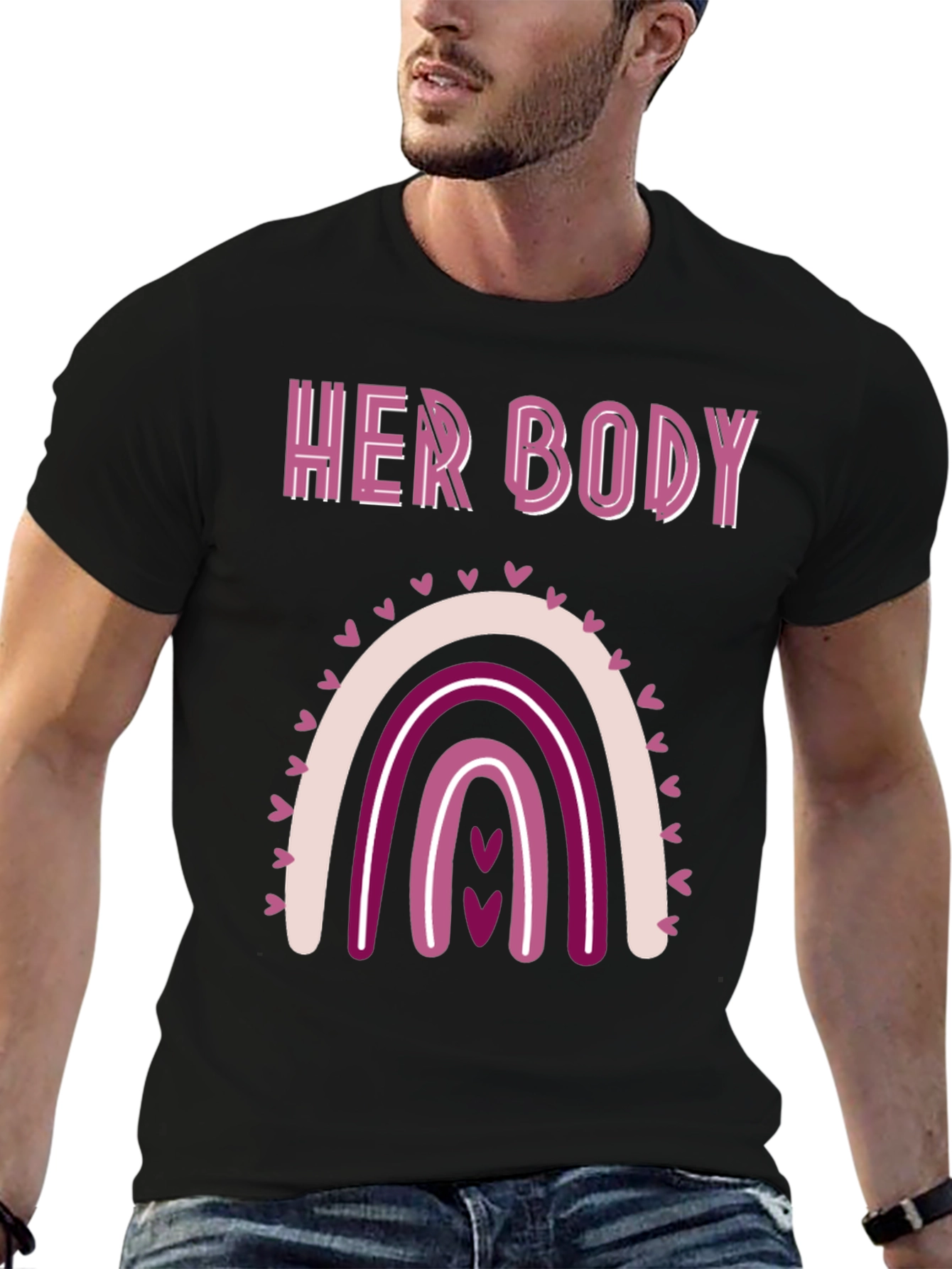 Her Body Rainbow Tee