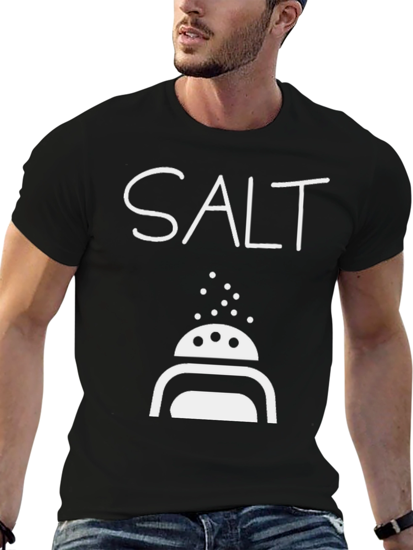 Funny Salt Shaker Graphic T-Shirt
