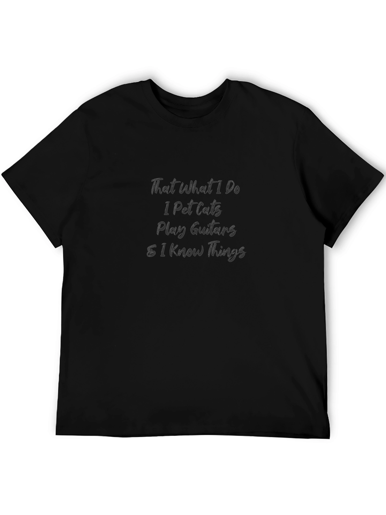 Mens Thats What I Do Graphic Tee - Black