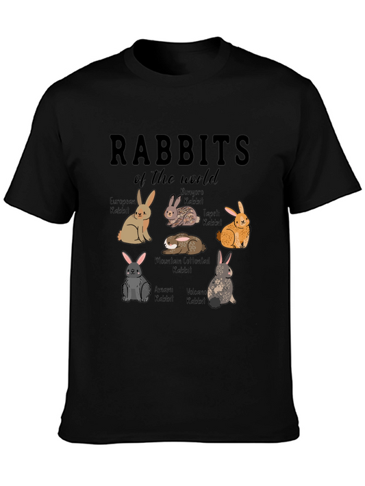 Rabbits of the World T-Shirt: Cute Animal Tee