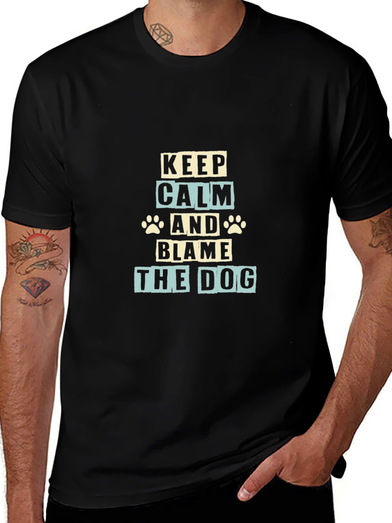 Keep Calm and Blame The Dog T-Shirt