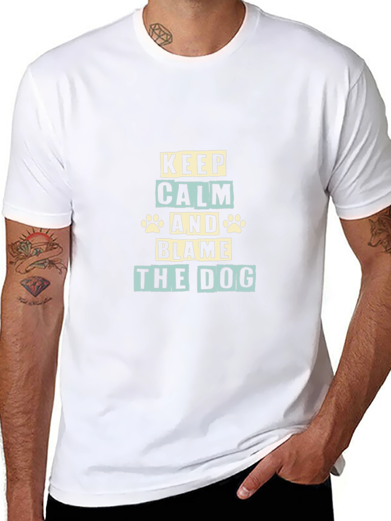 Keep Calm and Blame The Dog T-Shirt