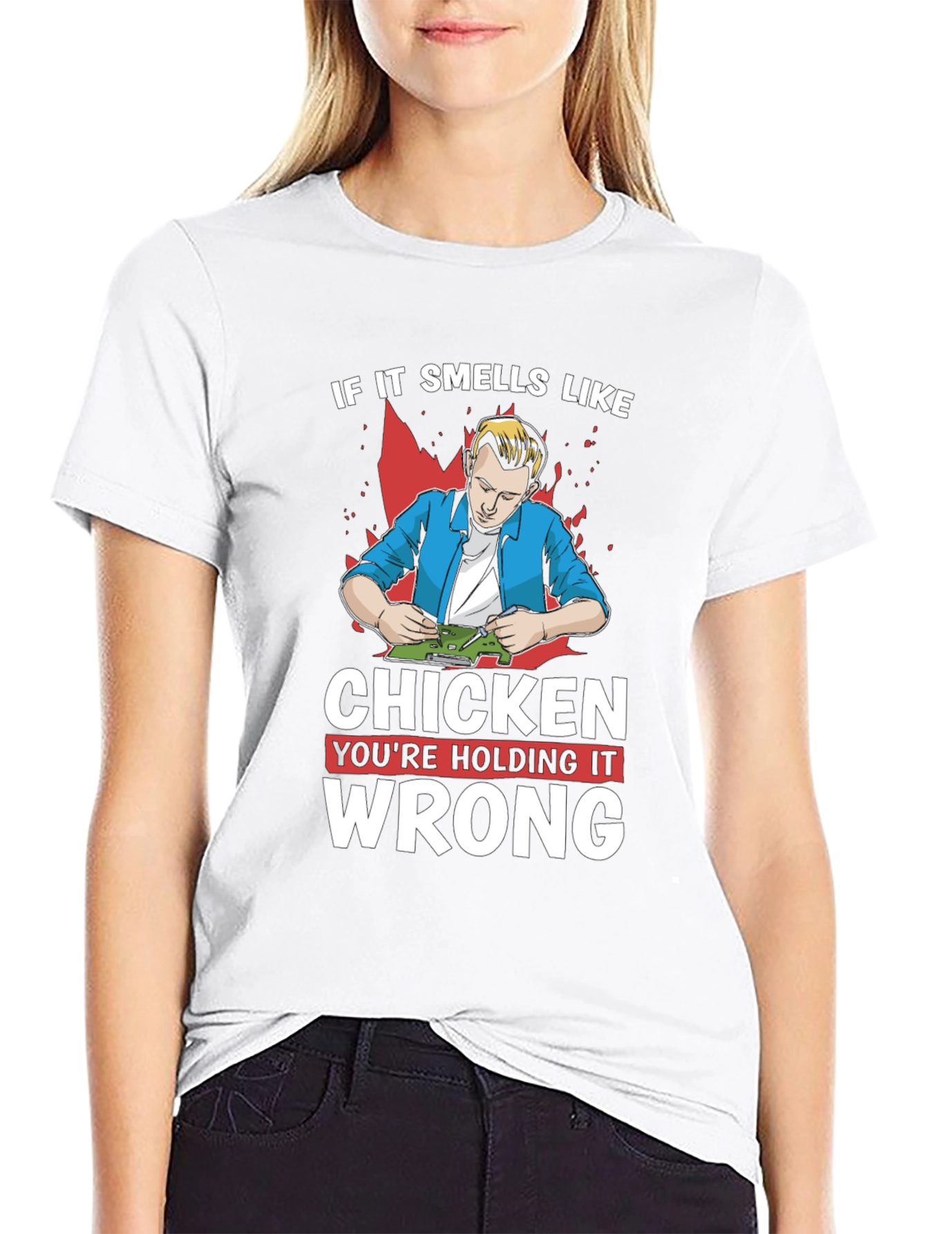 If It Smells Like Chicken T-Shirt