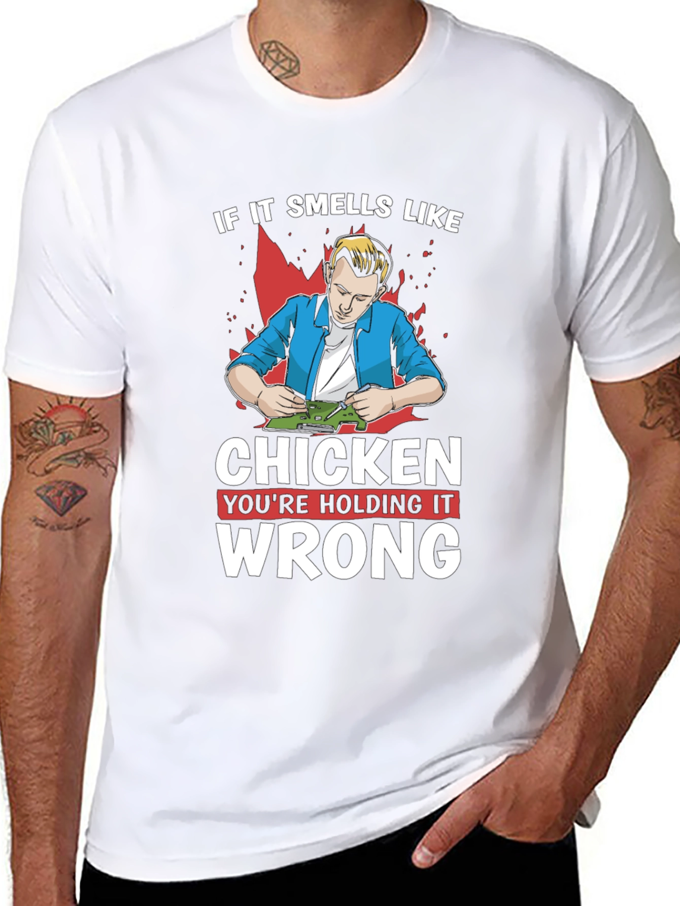 If It Smells Like Chicken T-Shirt