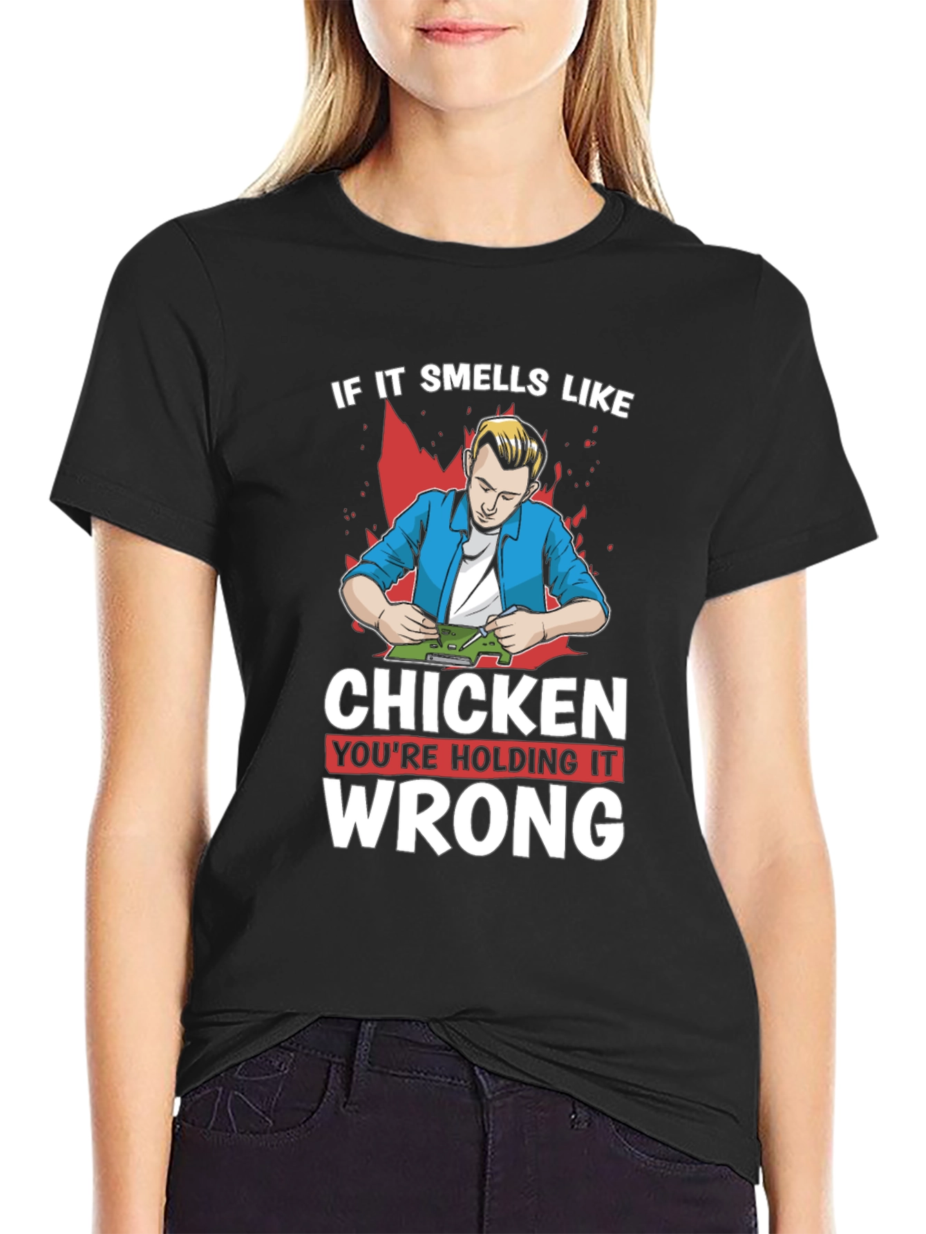 If It Smells Like Chicken T-Shirt