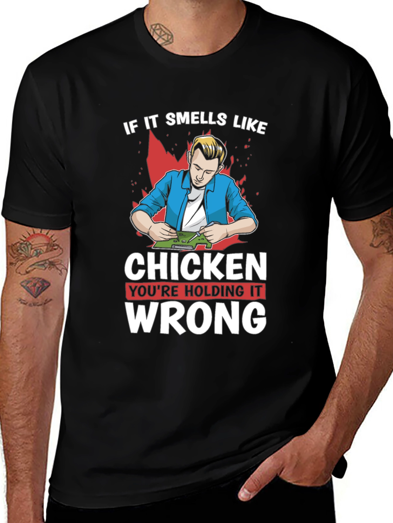 If It Smells Like Chicken T-Shirt
