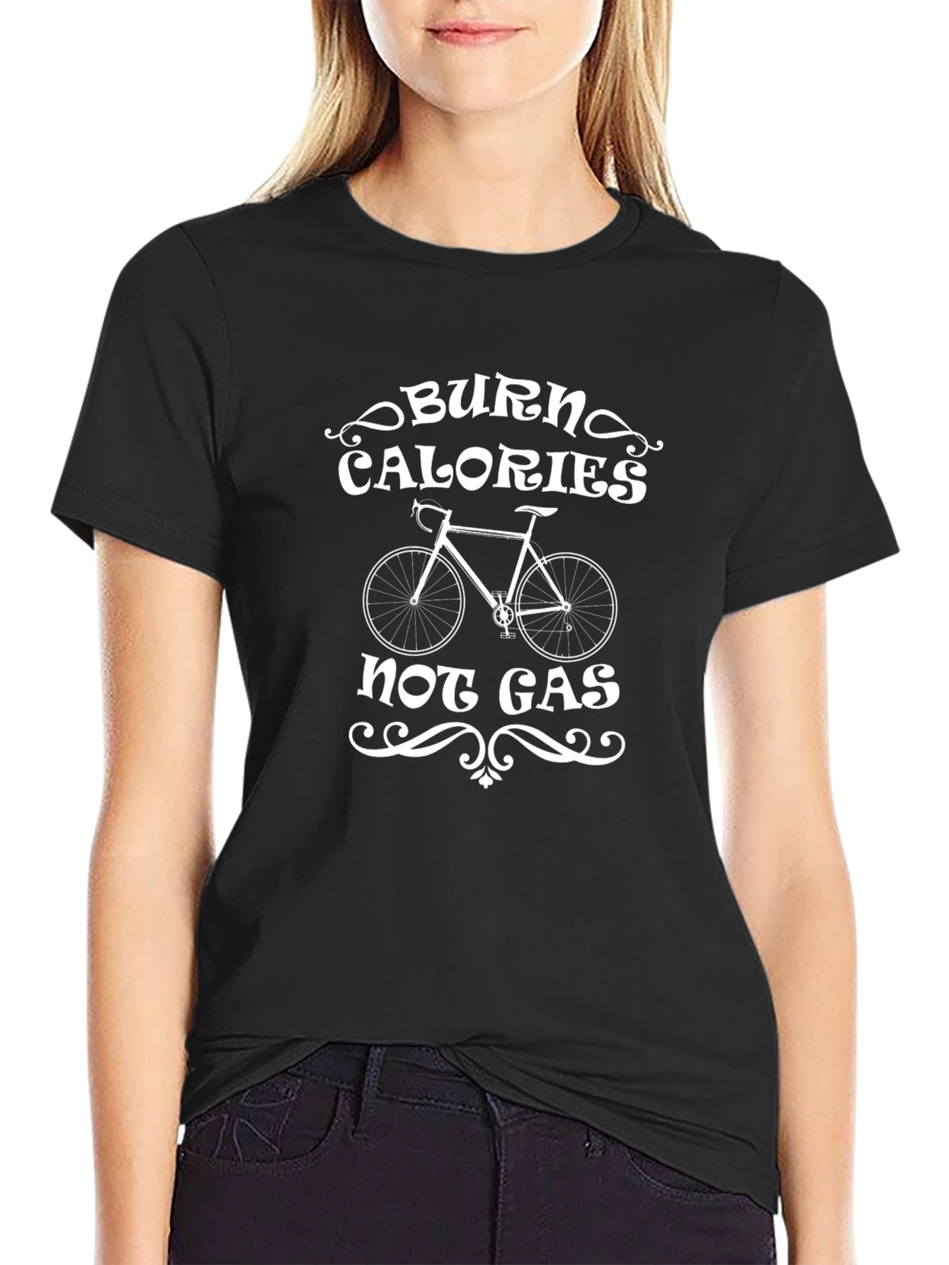 Burn Calories Not Gas Cycling T-Shirt