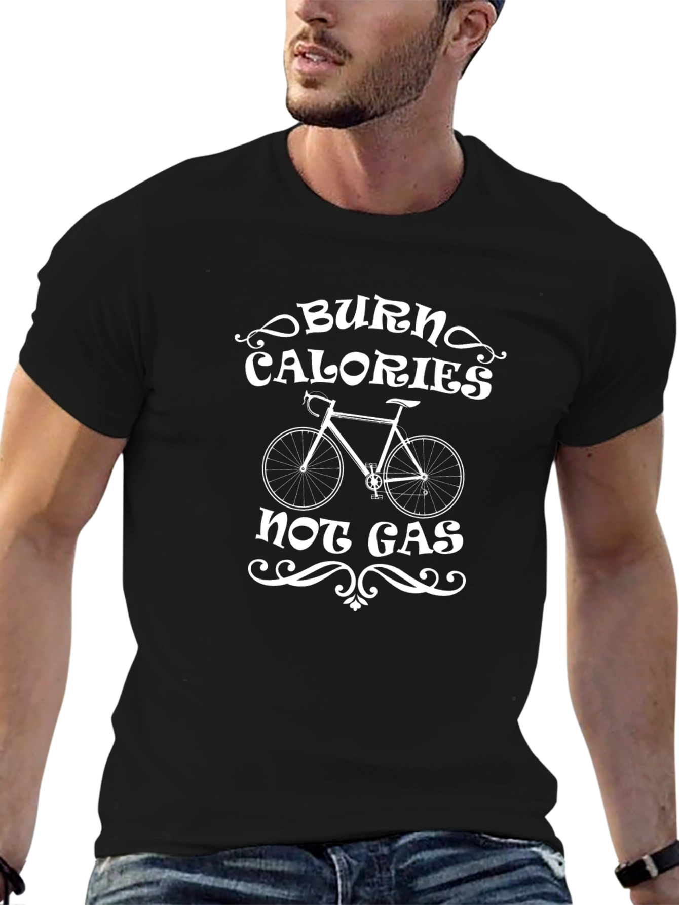 Burn Calories Not Gas Cycling T-Shirt