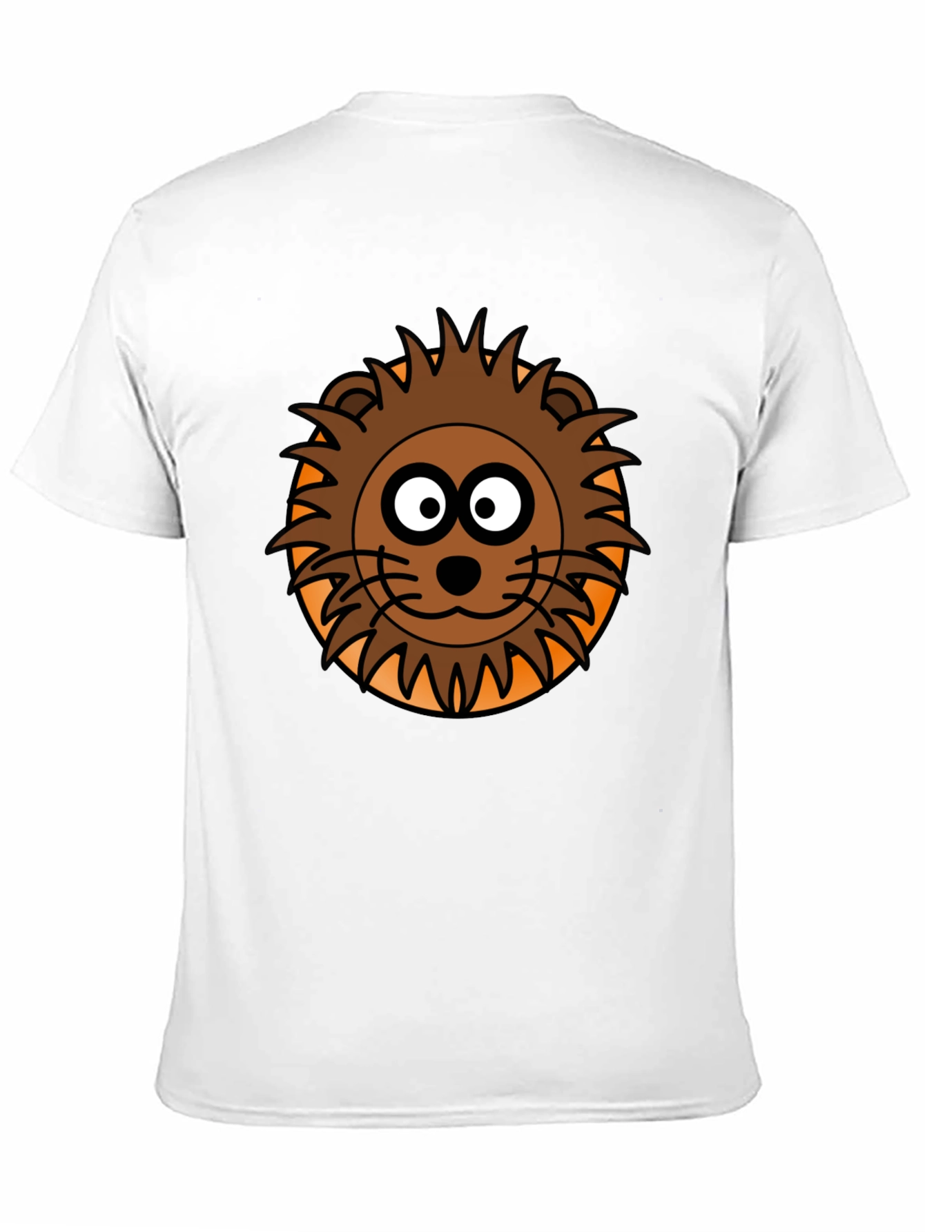 Lion Graphic Black T-Shirt for Men