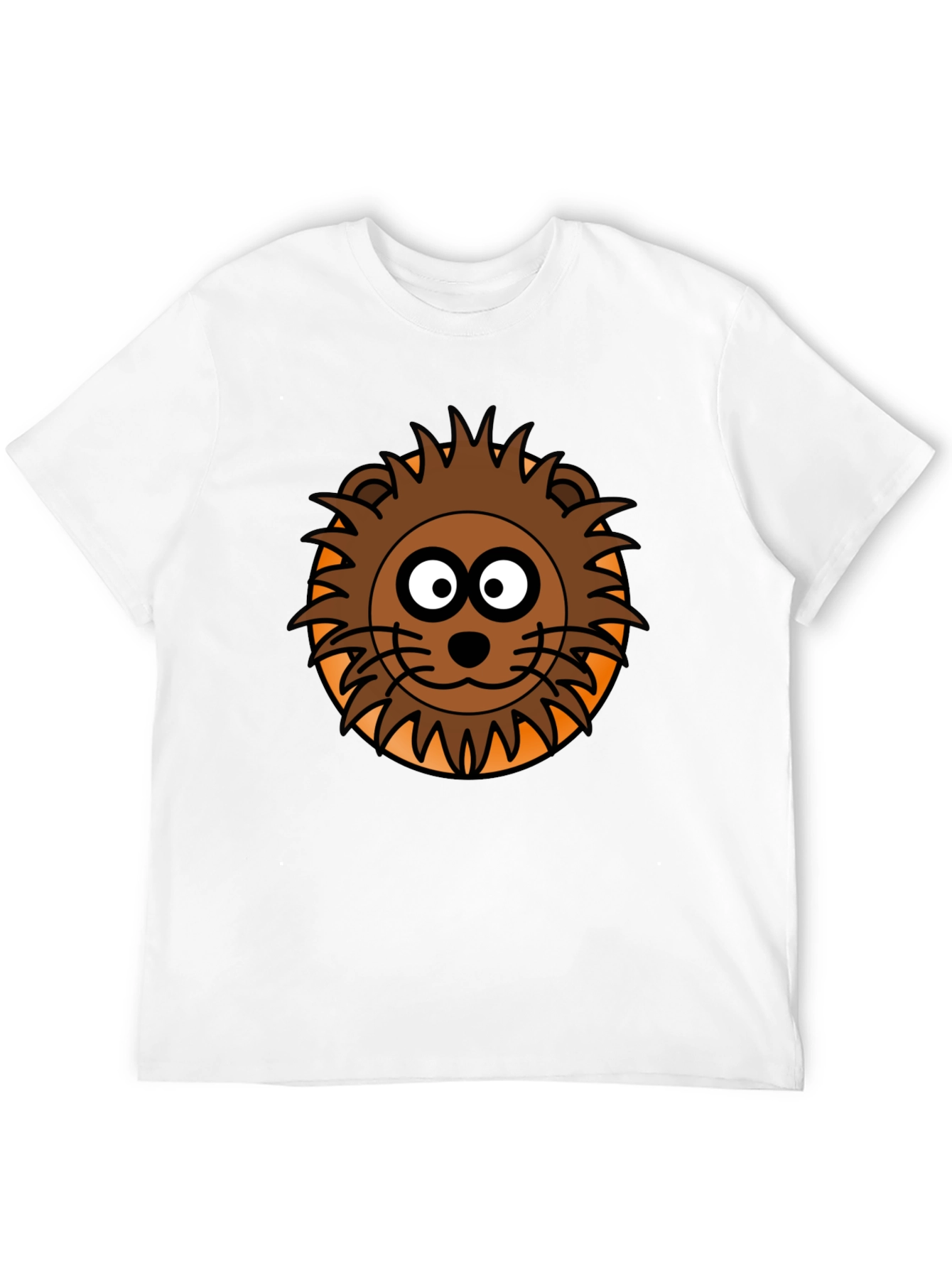 Lion Graphic Black T-Shirt for Men
