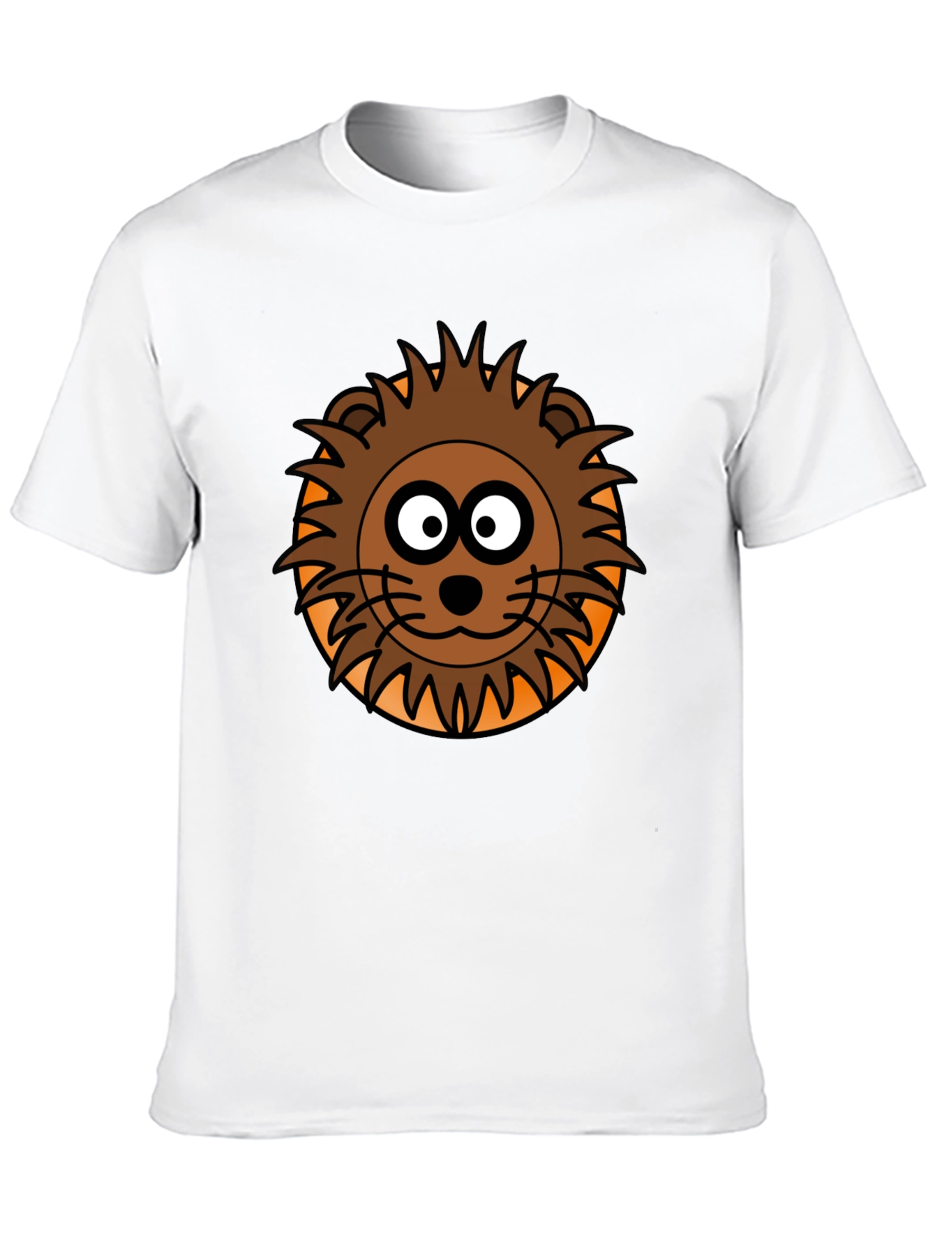 Lion Graphic Black T-Shirt for Men