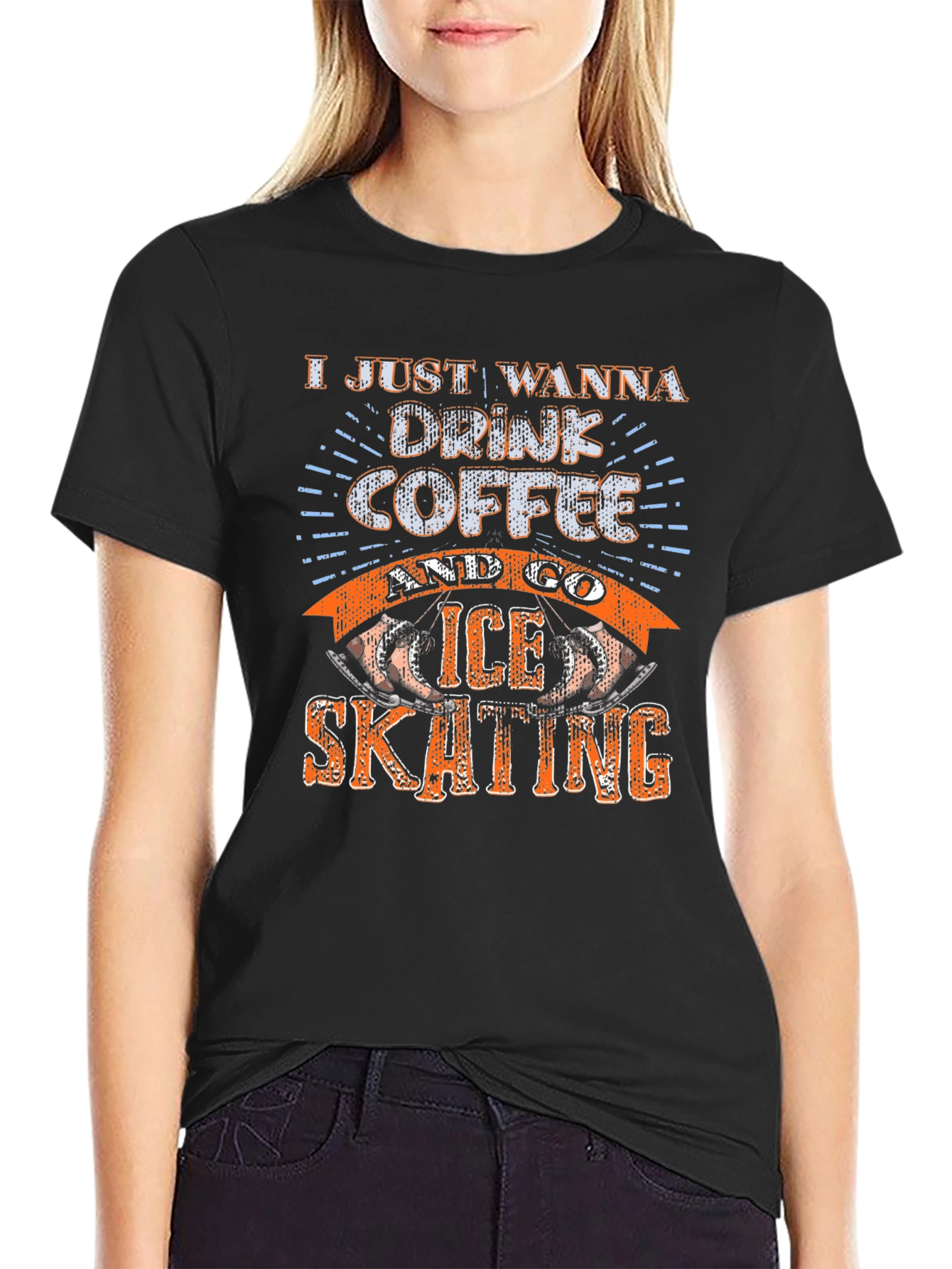 Coffee & Ice Skating Graphic Tee