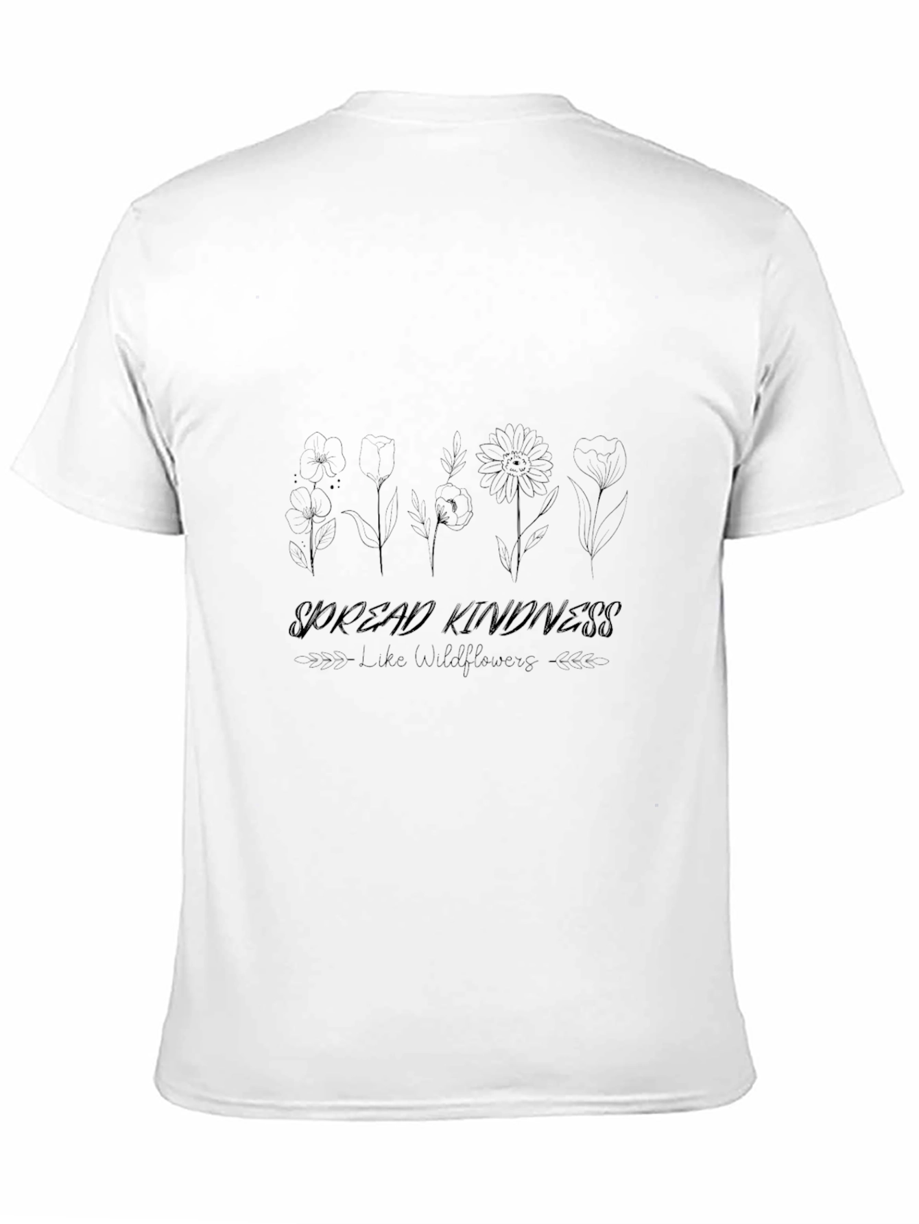 Spread Kindness Wildflower Graphic T-Shirt