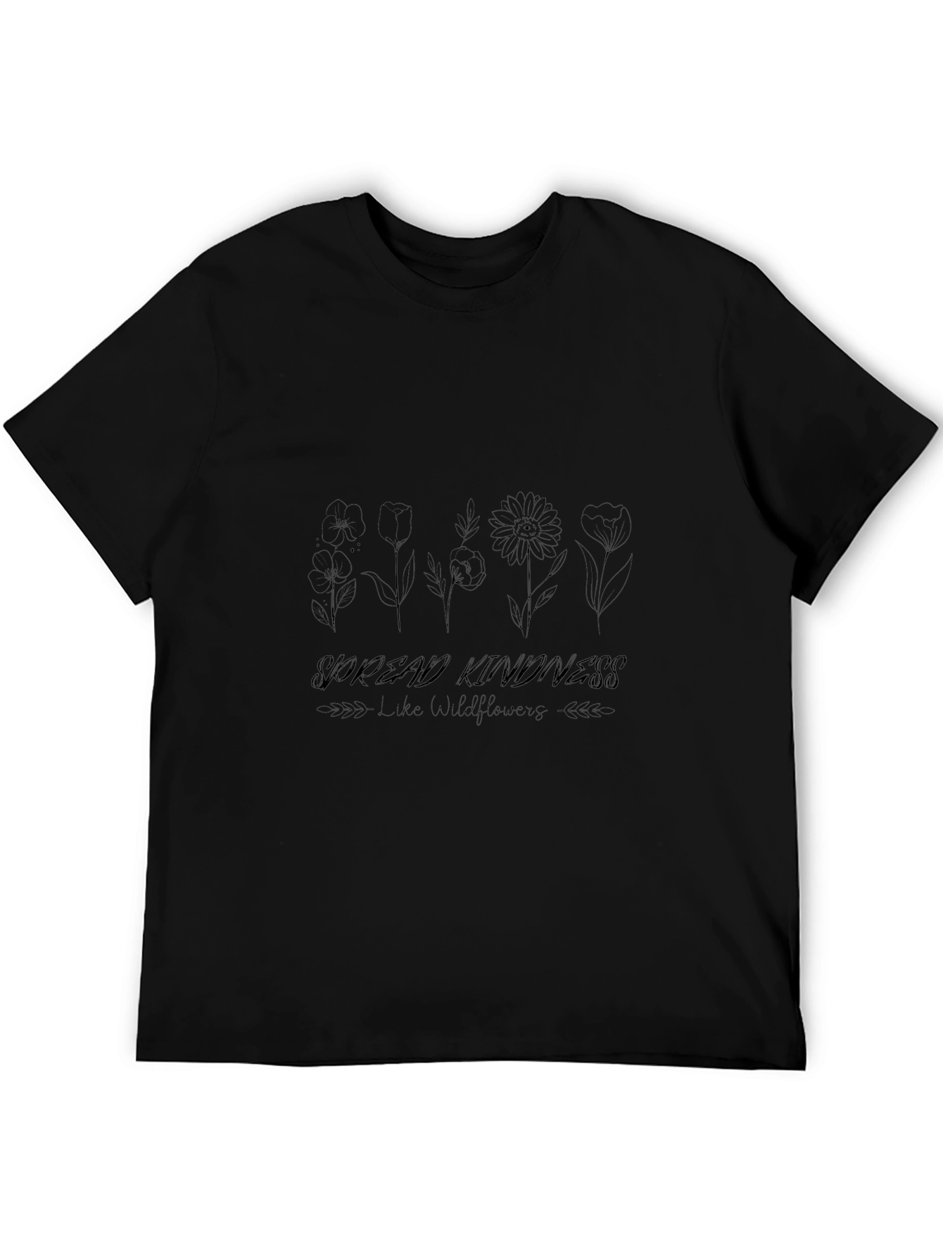 Spread Kindness Wildflower Graphic T-Shirt
