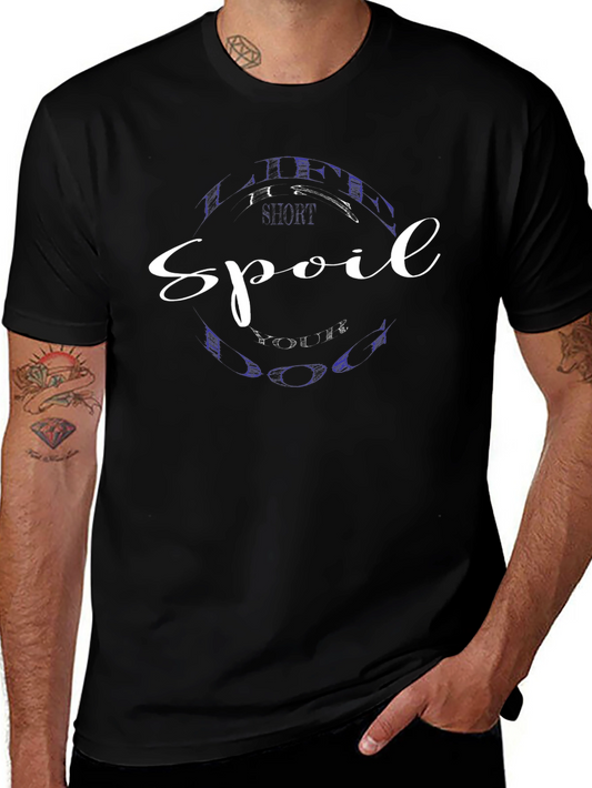Spoil Your Anime T-Shirt - Black
