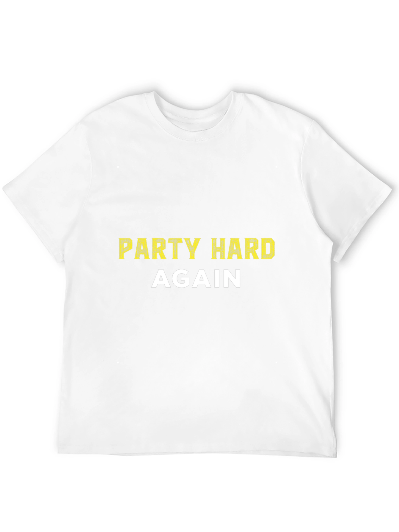 Party Hard Again Black Tee