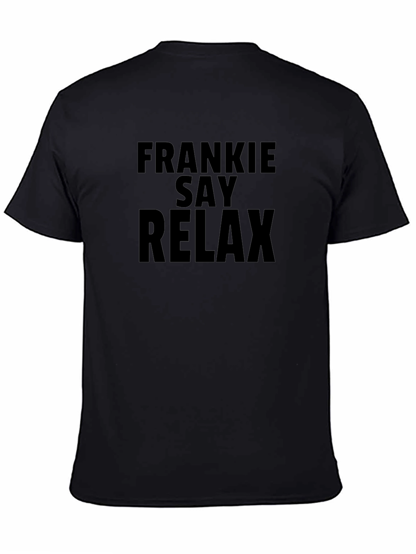 Frankie Say Relax Graphic Tee - Black