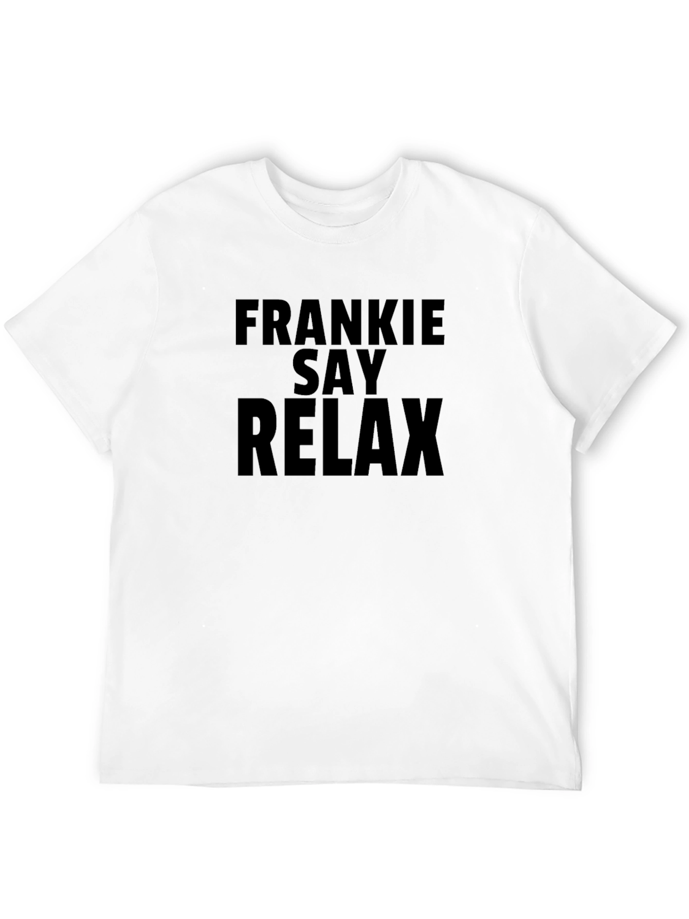 Frankie Say Relax Graphic Tee - Black