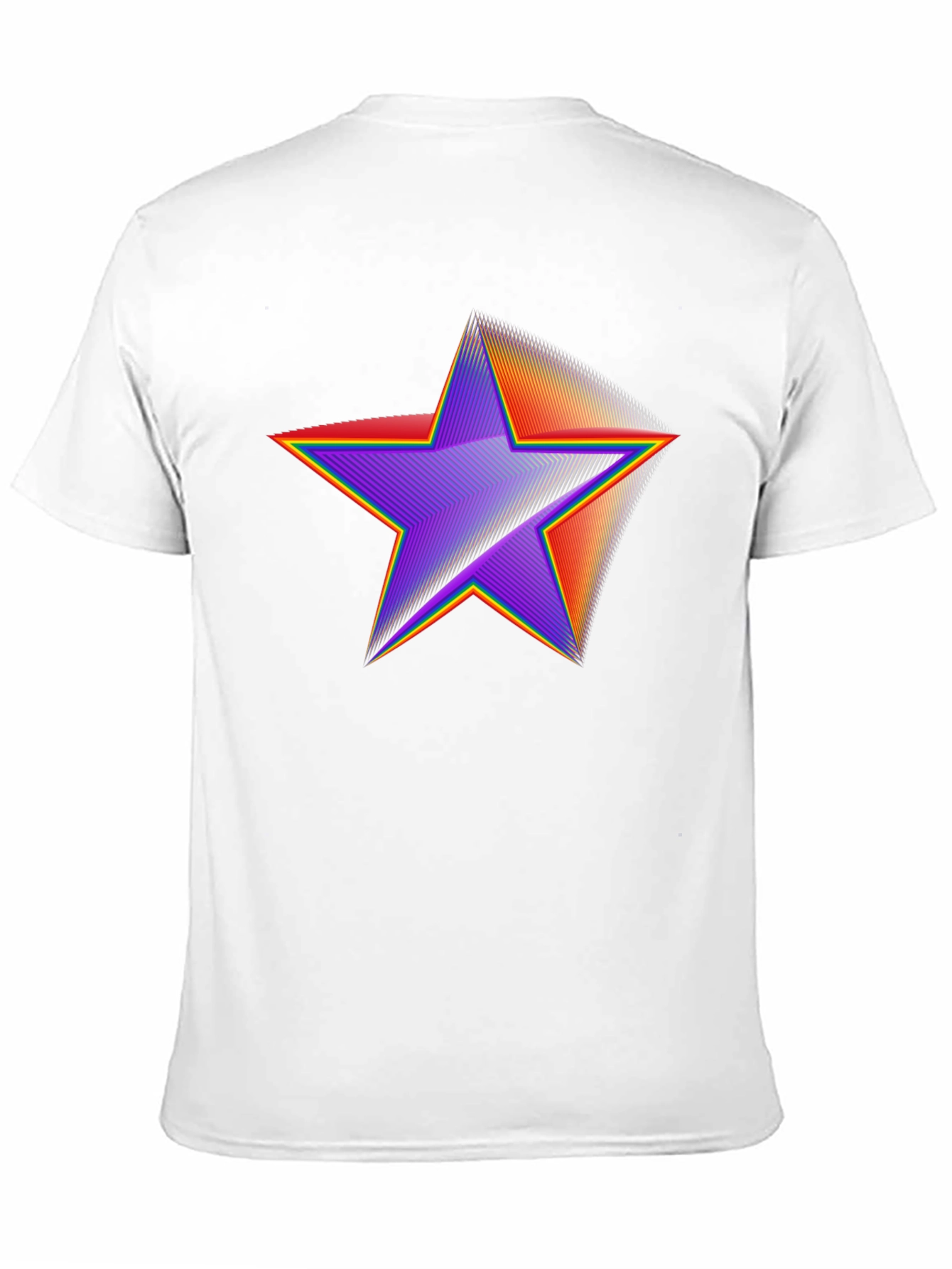 Retro Star Graphic Tee - Black Cotton Blend