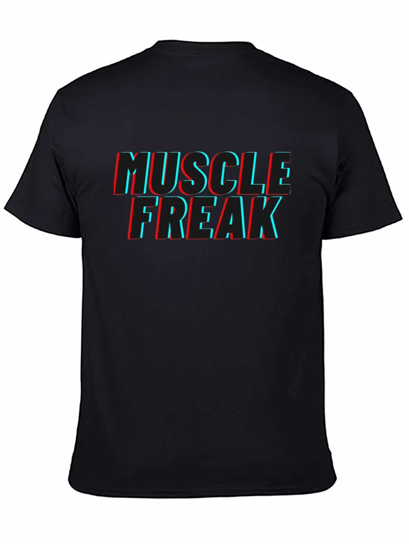 Muscle Freak Graphic Tee - Black