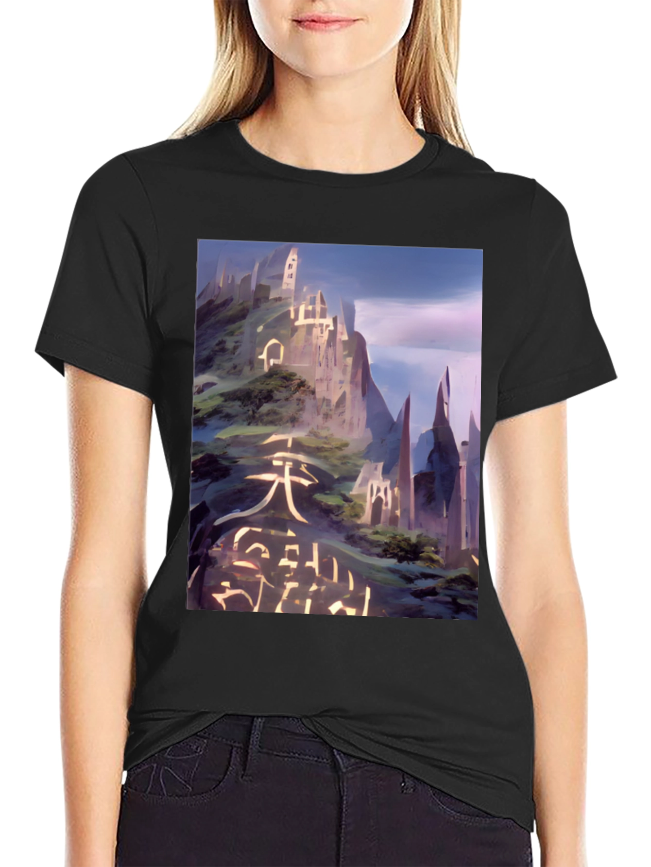 Abstract Mountain T-Shirt