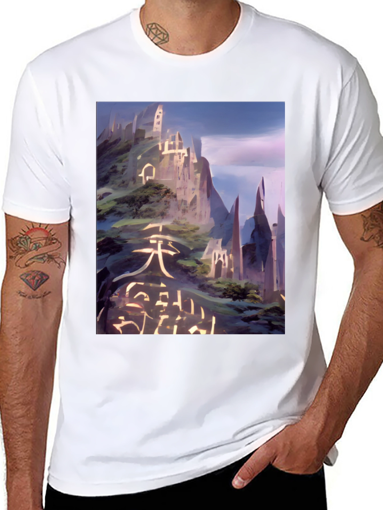Abstract Mountain T-Shirt