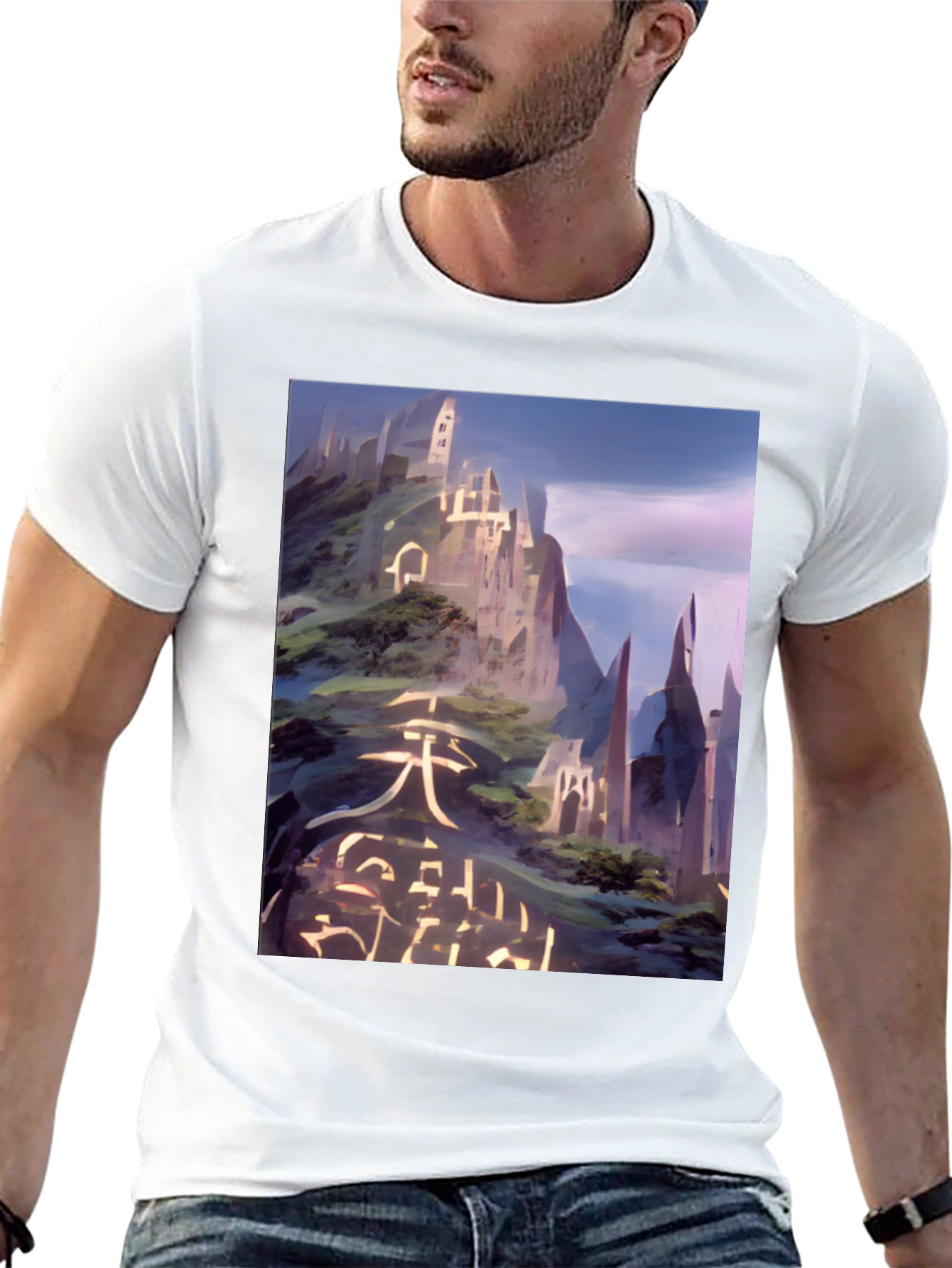 Abstract Mountain T-Shirt