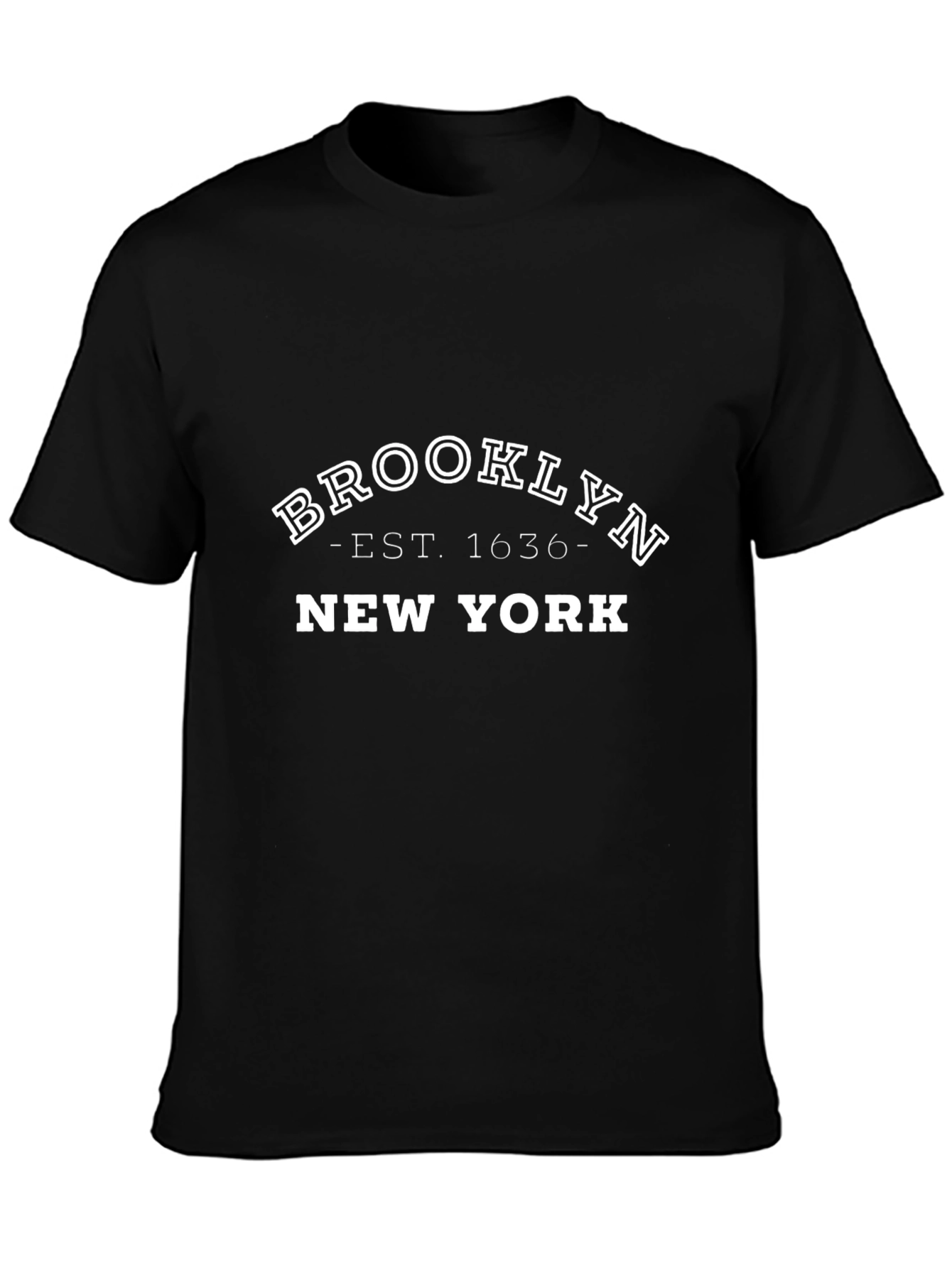 Brooklyn New York Black Graphic Tee