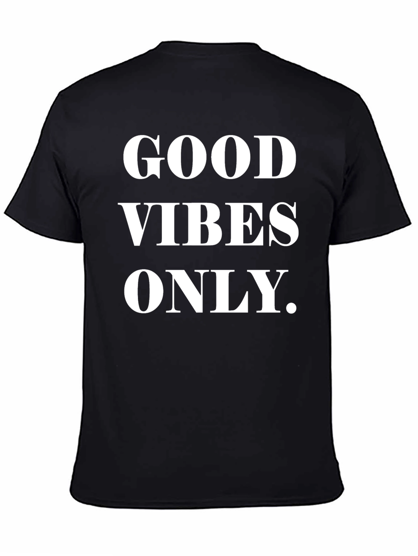 Good Vibes Only Black Graphic Tee
