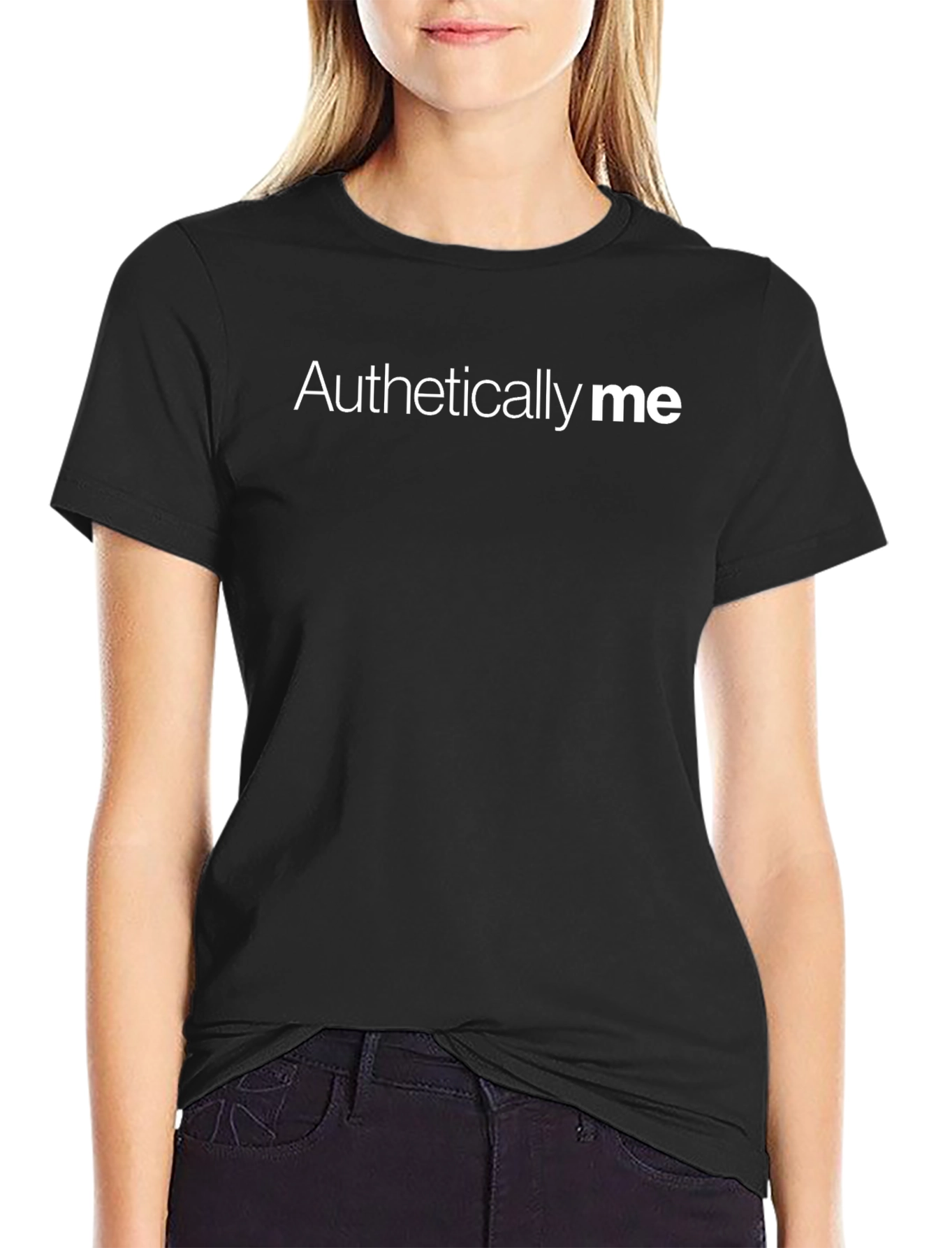 Authentically Me Graphic Tee - Trendy Casual Wear