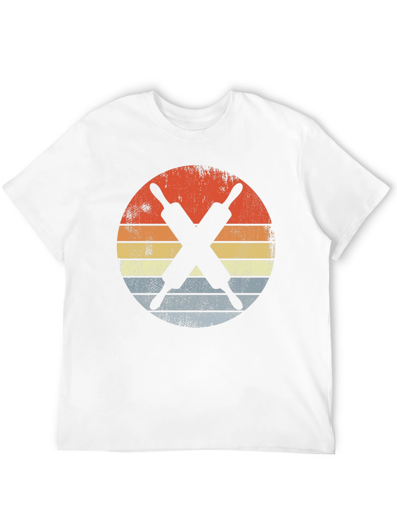 Retro Rolling Pins T-Shirt - Baker Gift
