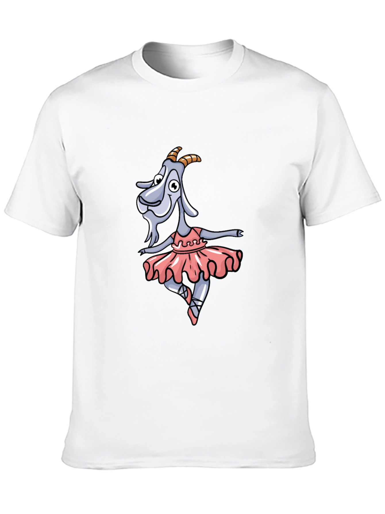 Ballerina Goat Graphic T-Shirt - Funny Dance Tee