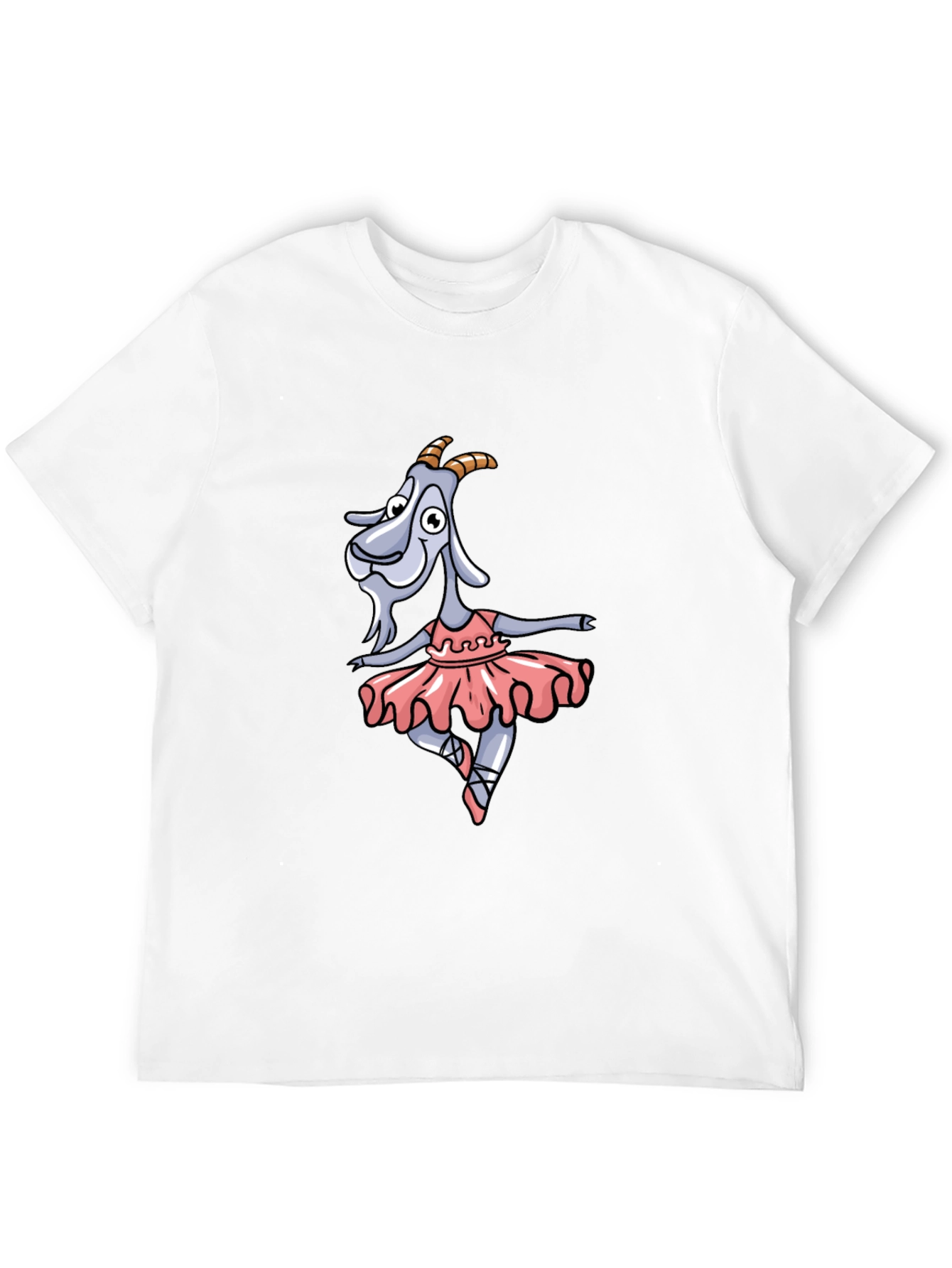 Ballerina Goat Graphic T-Shirt - Funny Dance Tee