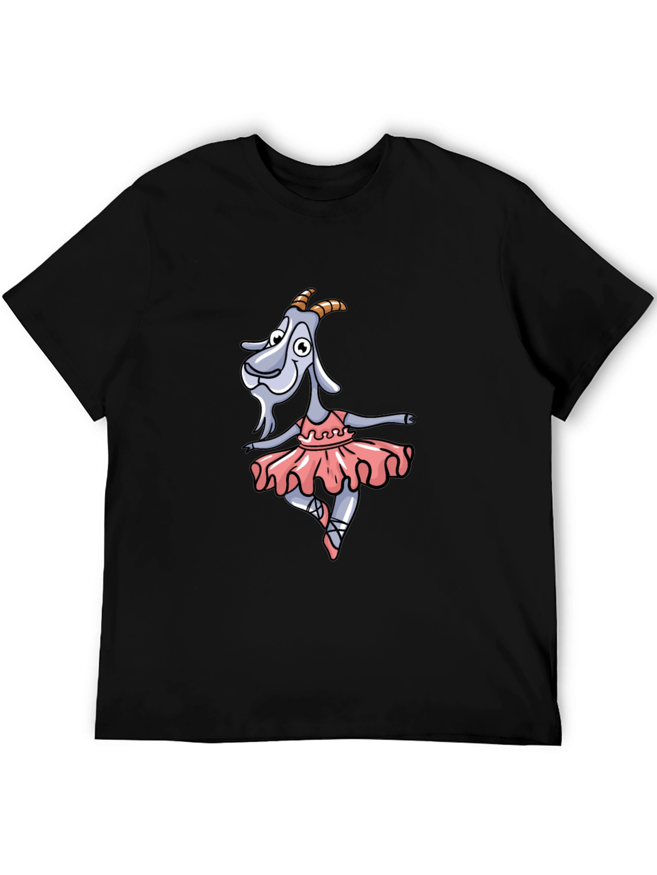 Ballerina Goat Graphic T-Shirt - Funny Dance Tee