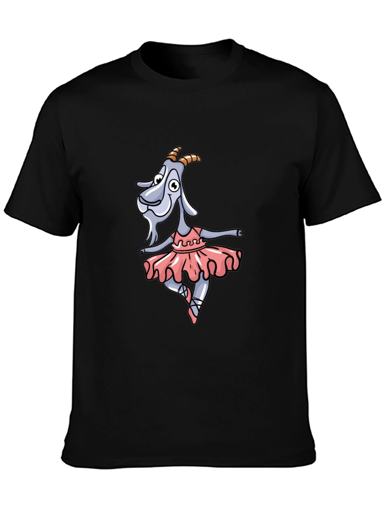 Ballerina Goat Graphic T-Shirt - Funny Dance Tee