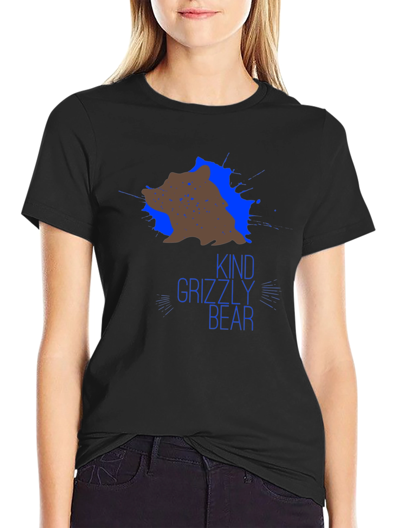 Kind Grizzly Bear T-Shirt - Unique Graphic Tee