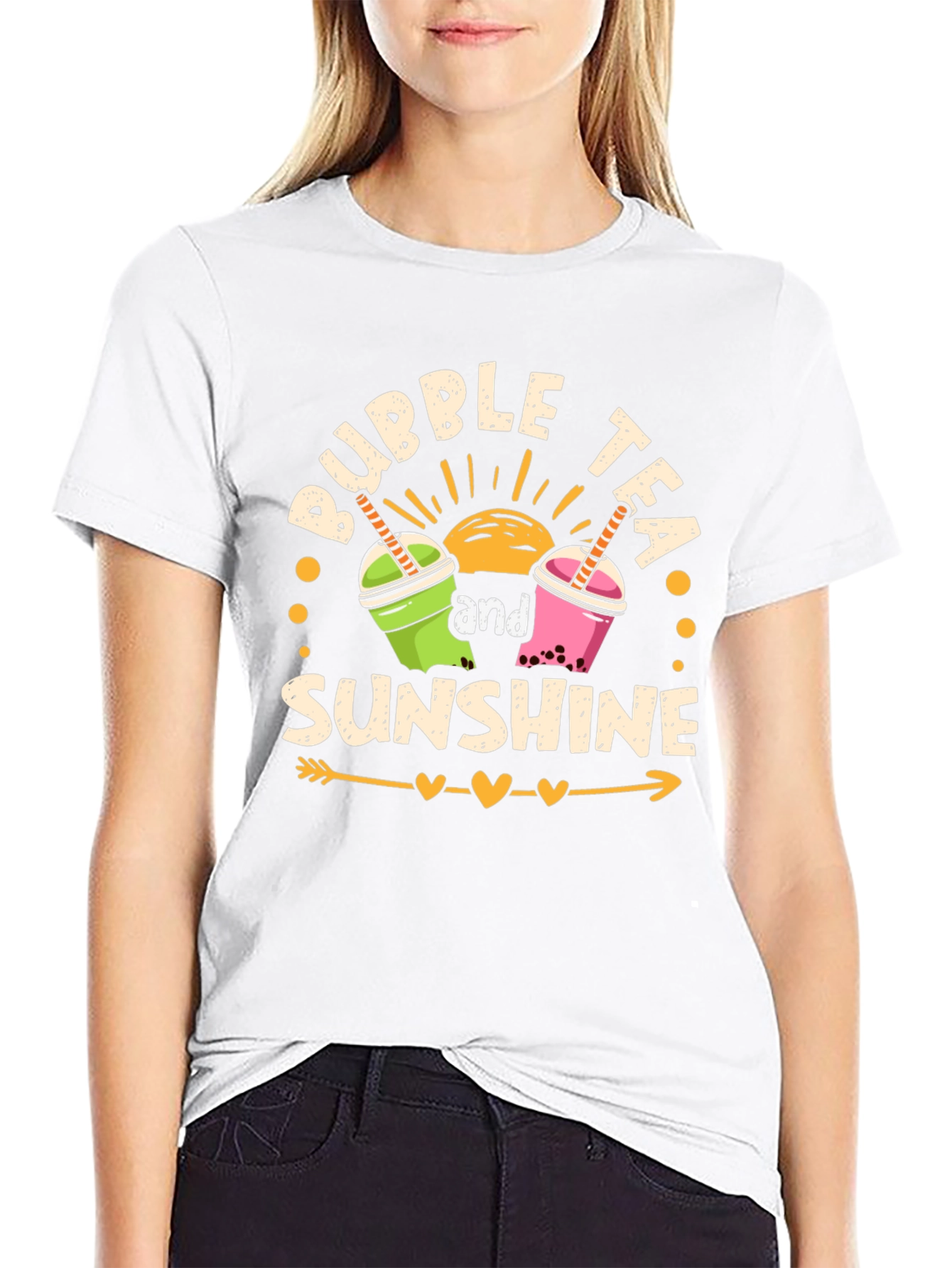 Bubble Tea & Sunshine Graphic Tee