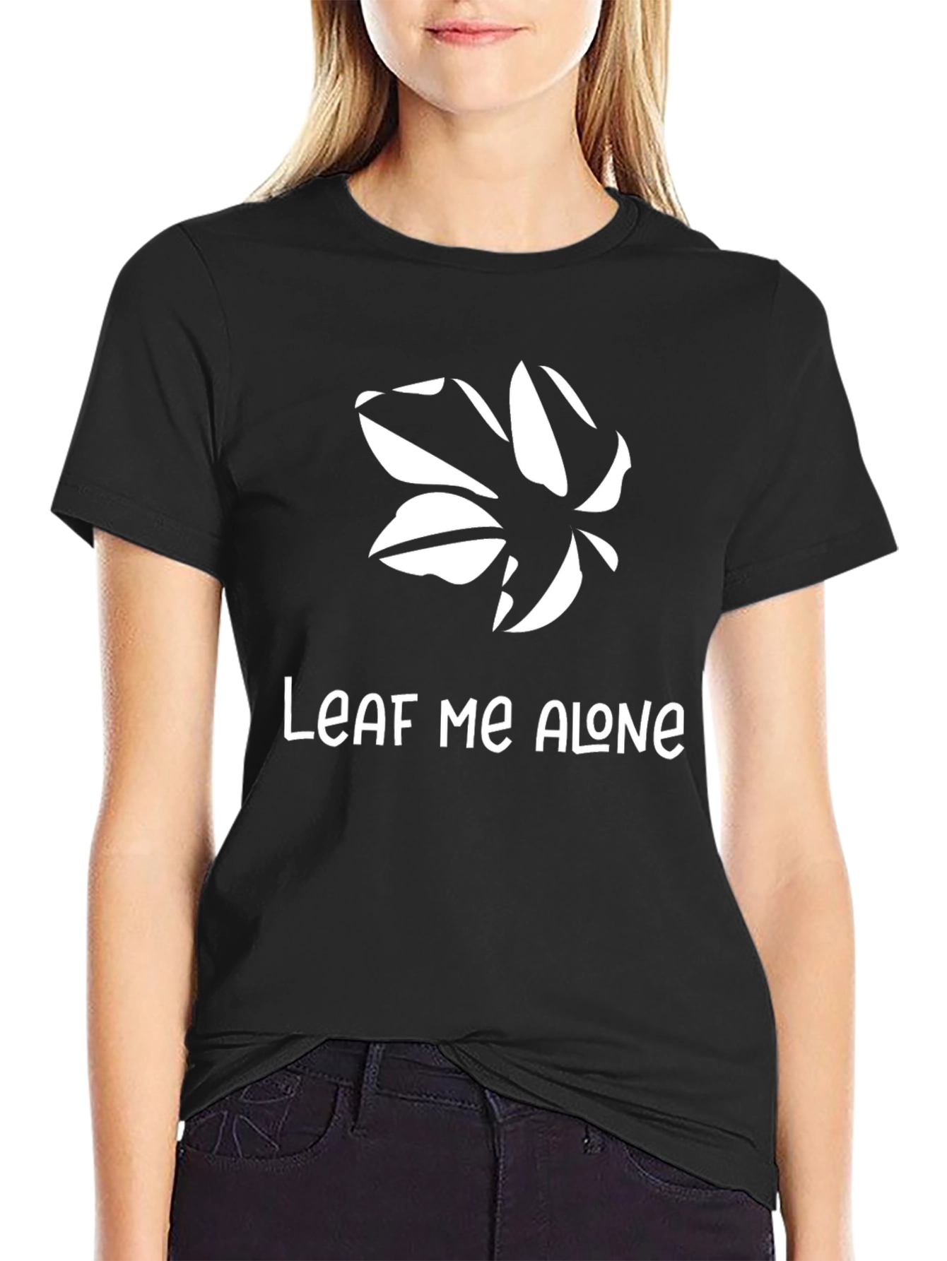 Leaf Me Alone T-Shirt - Funny Graphic Tee
