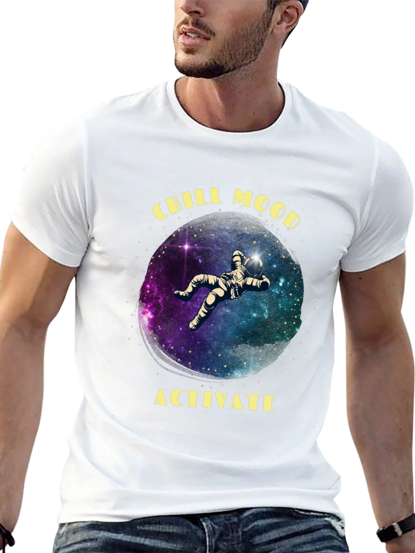 Chill Mood Activate Astronaut T-Shirt
