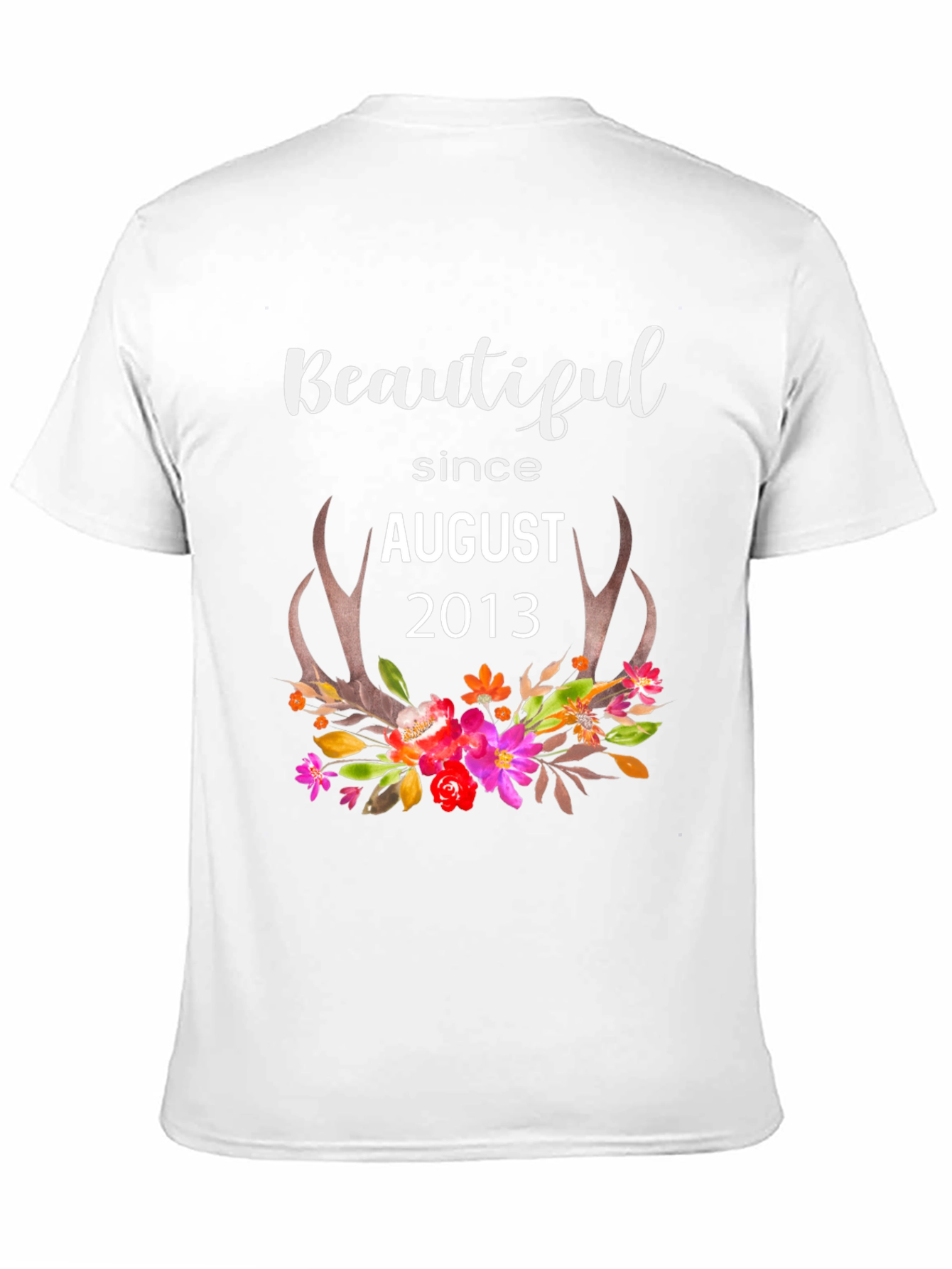 Beautiful Since August 2013 Graphic Tee