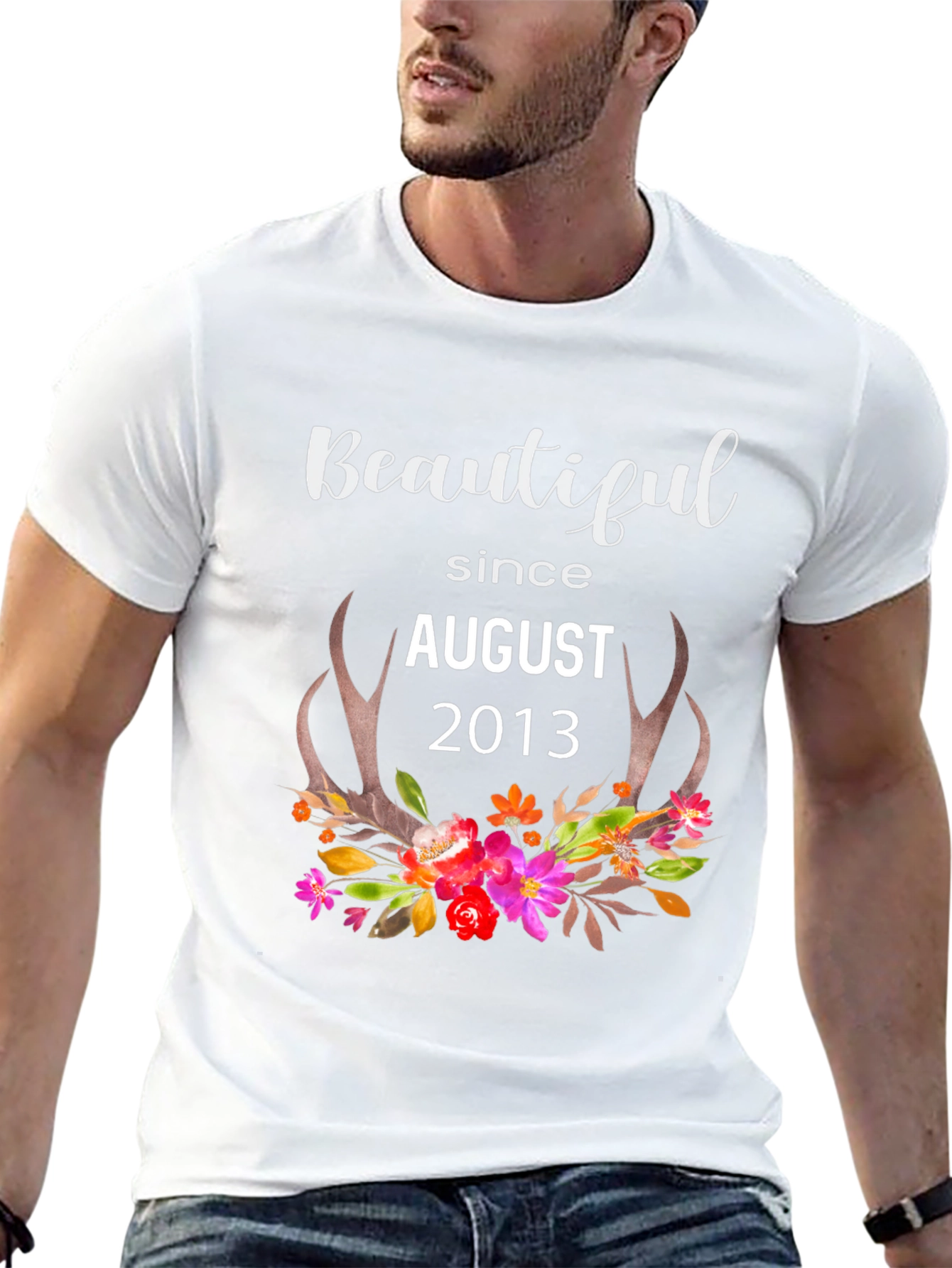 Beautiful Since August 2013 Graphic Tee