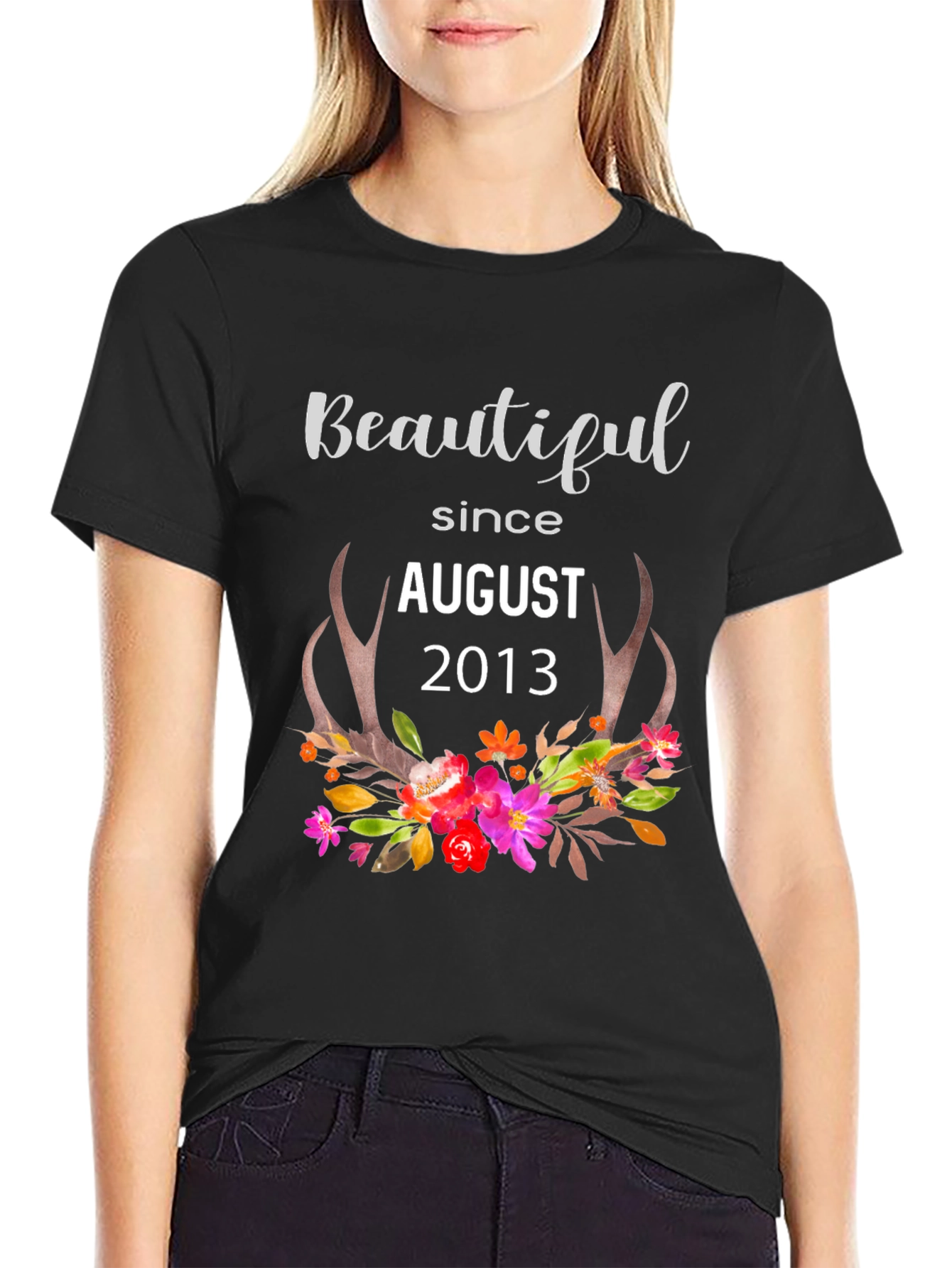 Beautiful Since August 2013 Graphic Tee